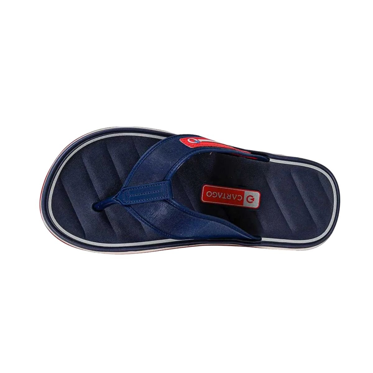 Chinelo Masculino Dedo Cartago Malaga Sport Azul Azul/Vermelho 6