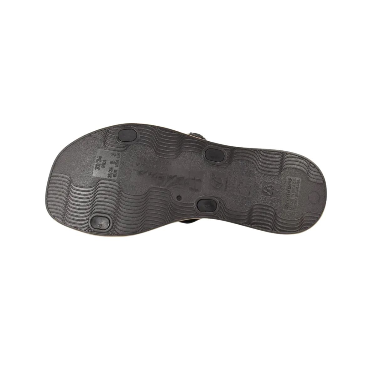Chinelo Fem Gaspea/Slide Ipanema Glow Slide 27400-Br775 Preto/Dourado 4