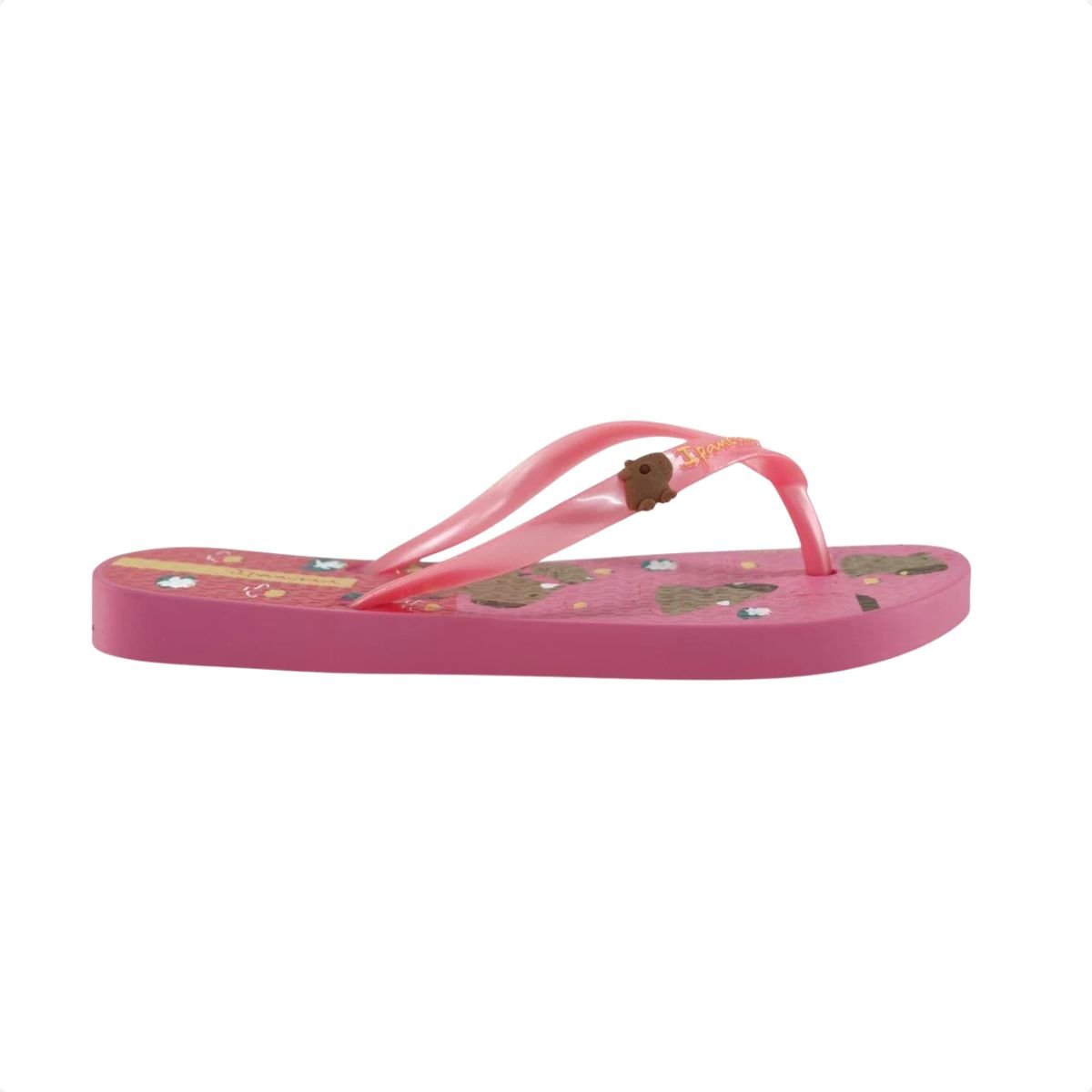 Chinelo Infantil Dedo Ipanema Capivara Hype Rosa