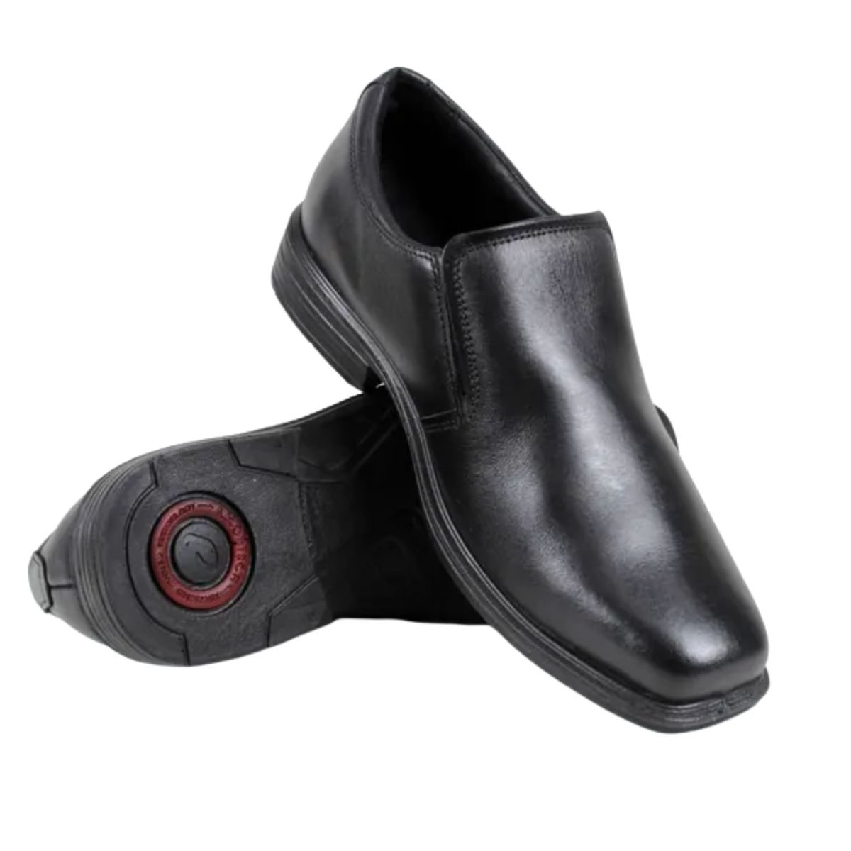 Sapato Masculino Social Pegada Em Couro Preto Preto 4
