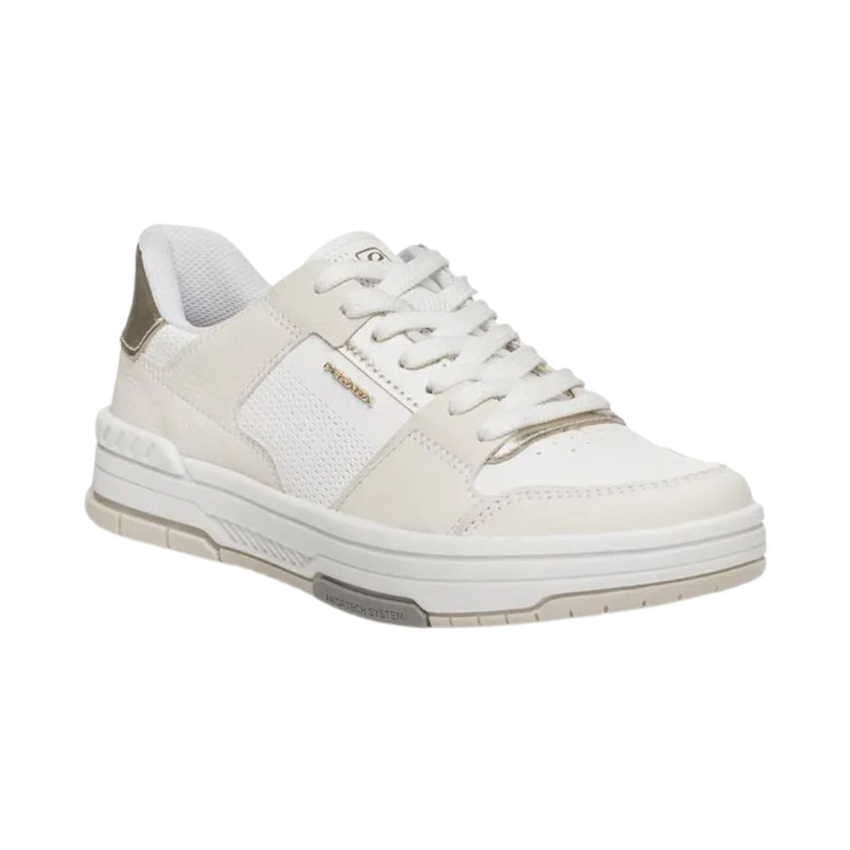 Tênis Moda Feminino Pegada London Branco Branco 2