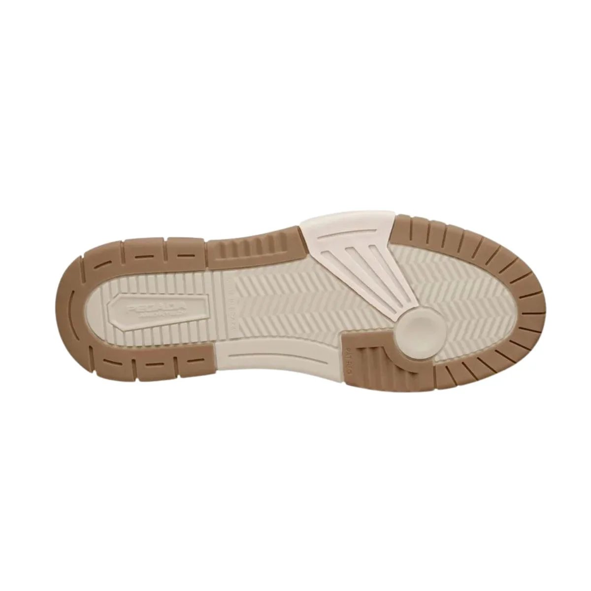 Tênis Moda Feminino Pegada London Marrom Marrom/Branco 5