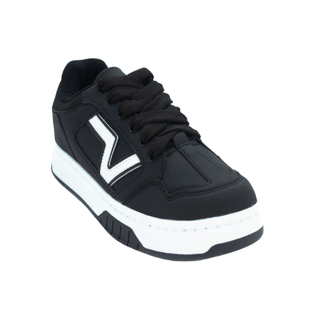 Teênis Street Masculino Energy Preto Preto/Branco 2