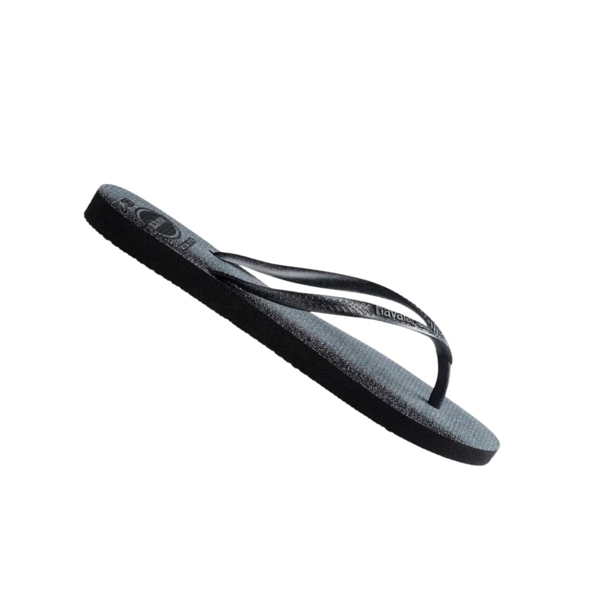 Chinelo Feminino Dedo Havaianas Slim Gloss Preto Preto 7