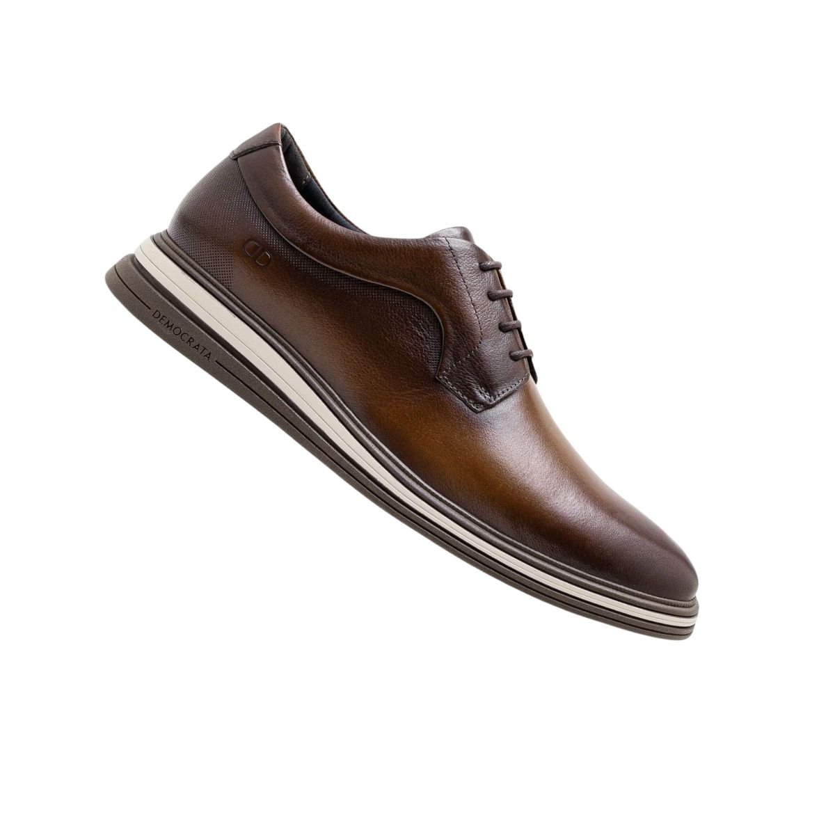 Sapato Masculino Esporte Fino Democrata Dune Marrom Marrom 7