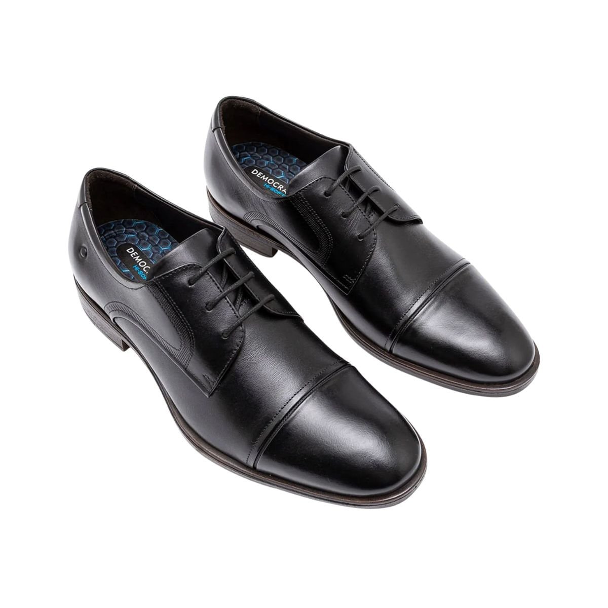 Sapato Masculino Social Democrata Madison Preto Preto 2