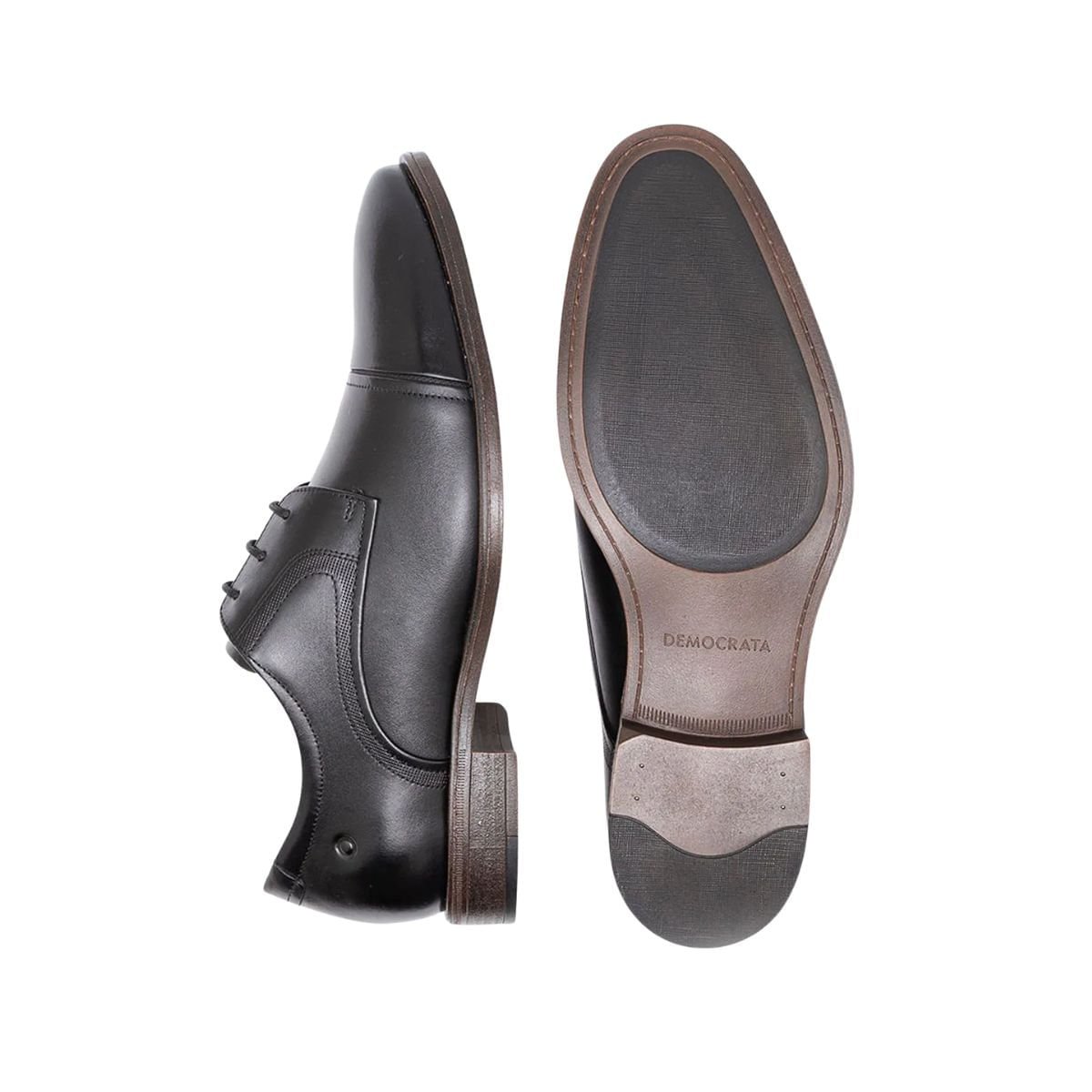 Sapato Masculino Social Democrata Madison Preto Preto 4