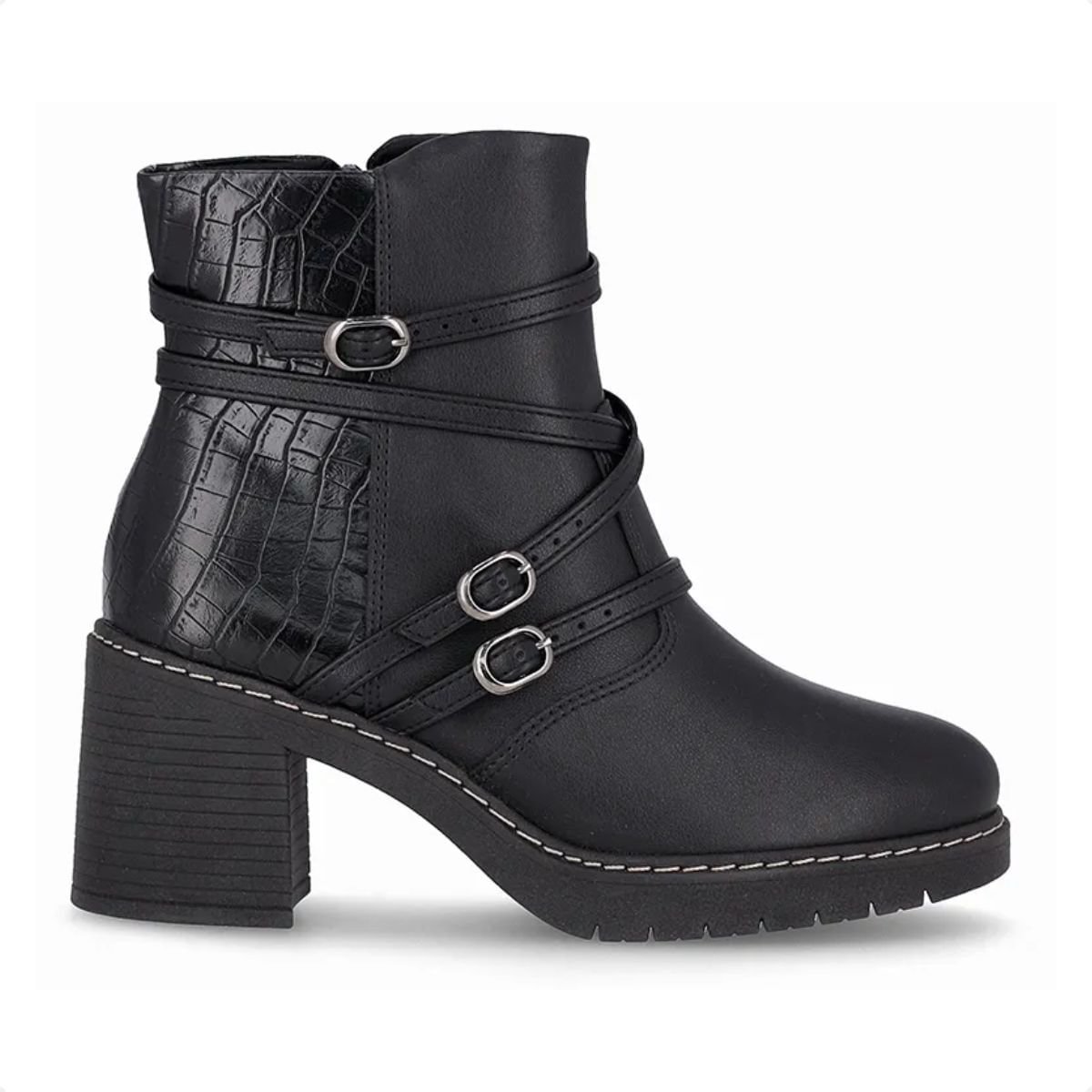 Bota Feminina Cano Curto Salto Alto Piccadilly