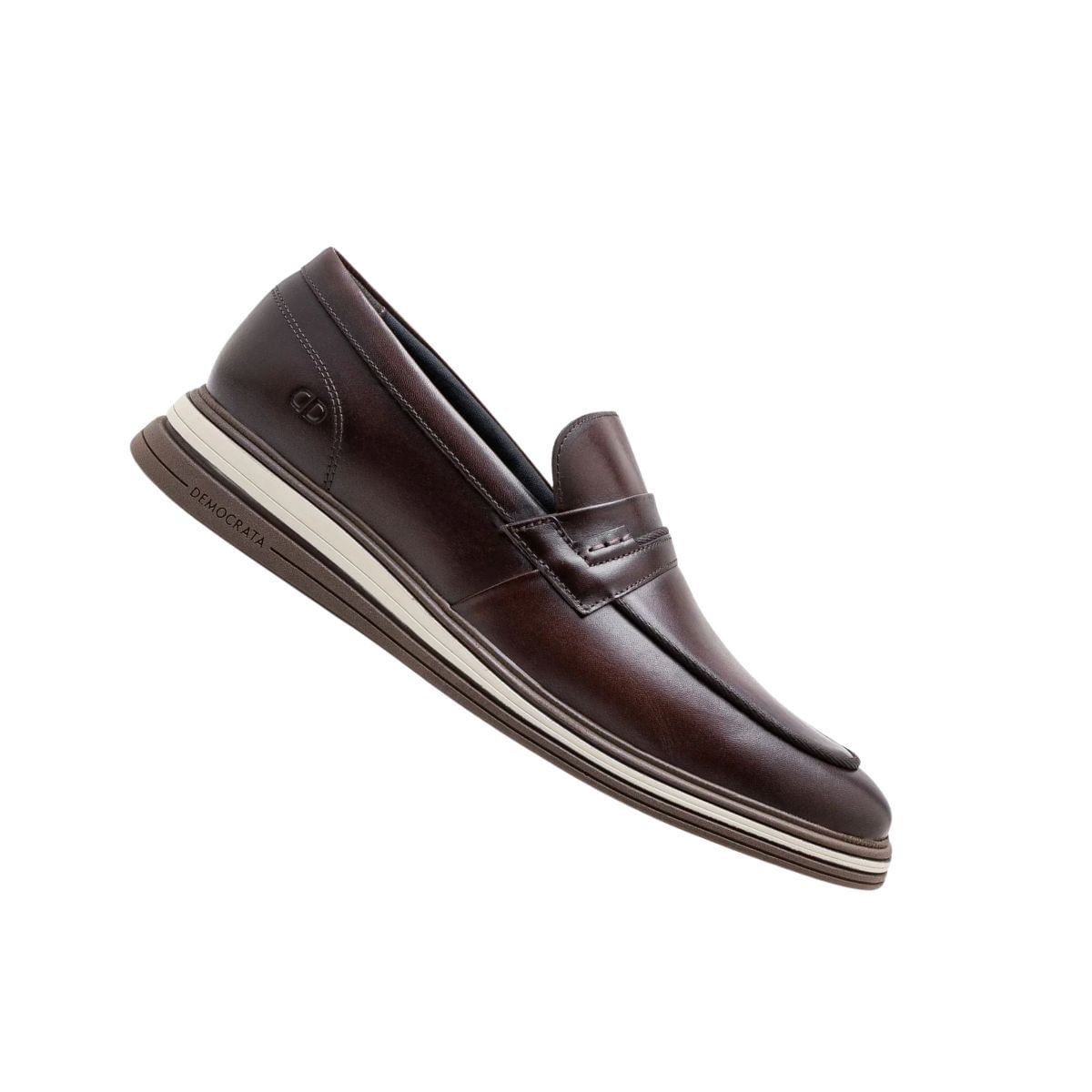 Sapato Masculino Esporte Fino Democrata Dune Marrom Marrom 7
