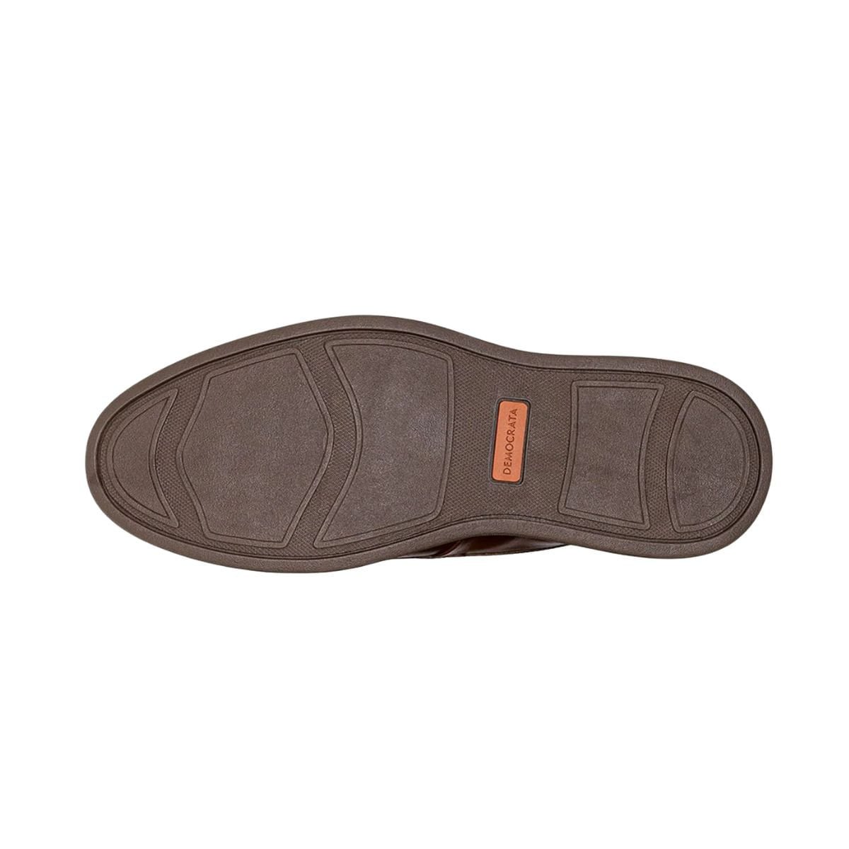Sapato Masculino Esporte Fino Democrata Bay Marrom Marrom 5