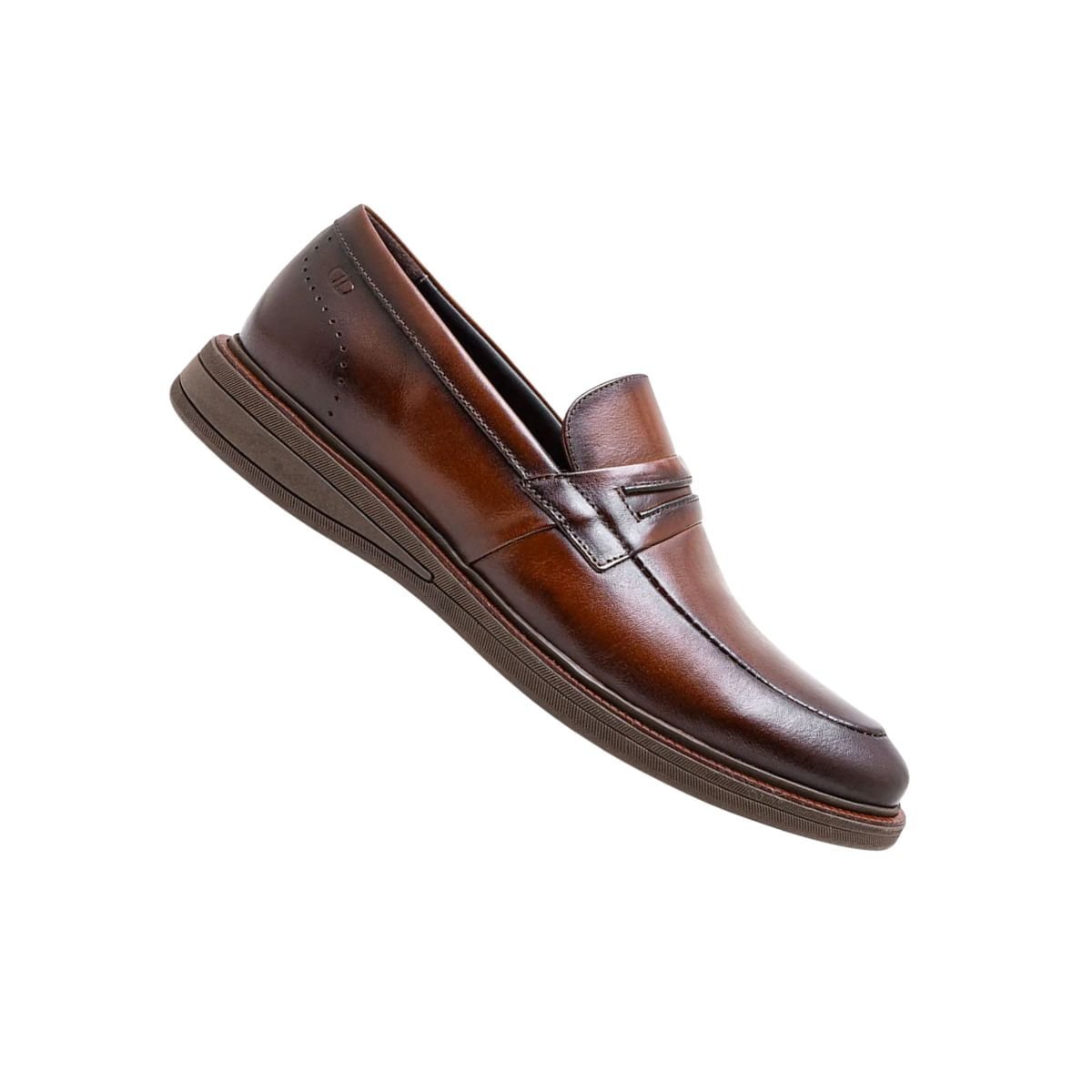 Sapato Masculino Esporte Fino Democrata Bay Marrom Marrom 7