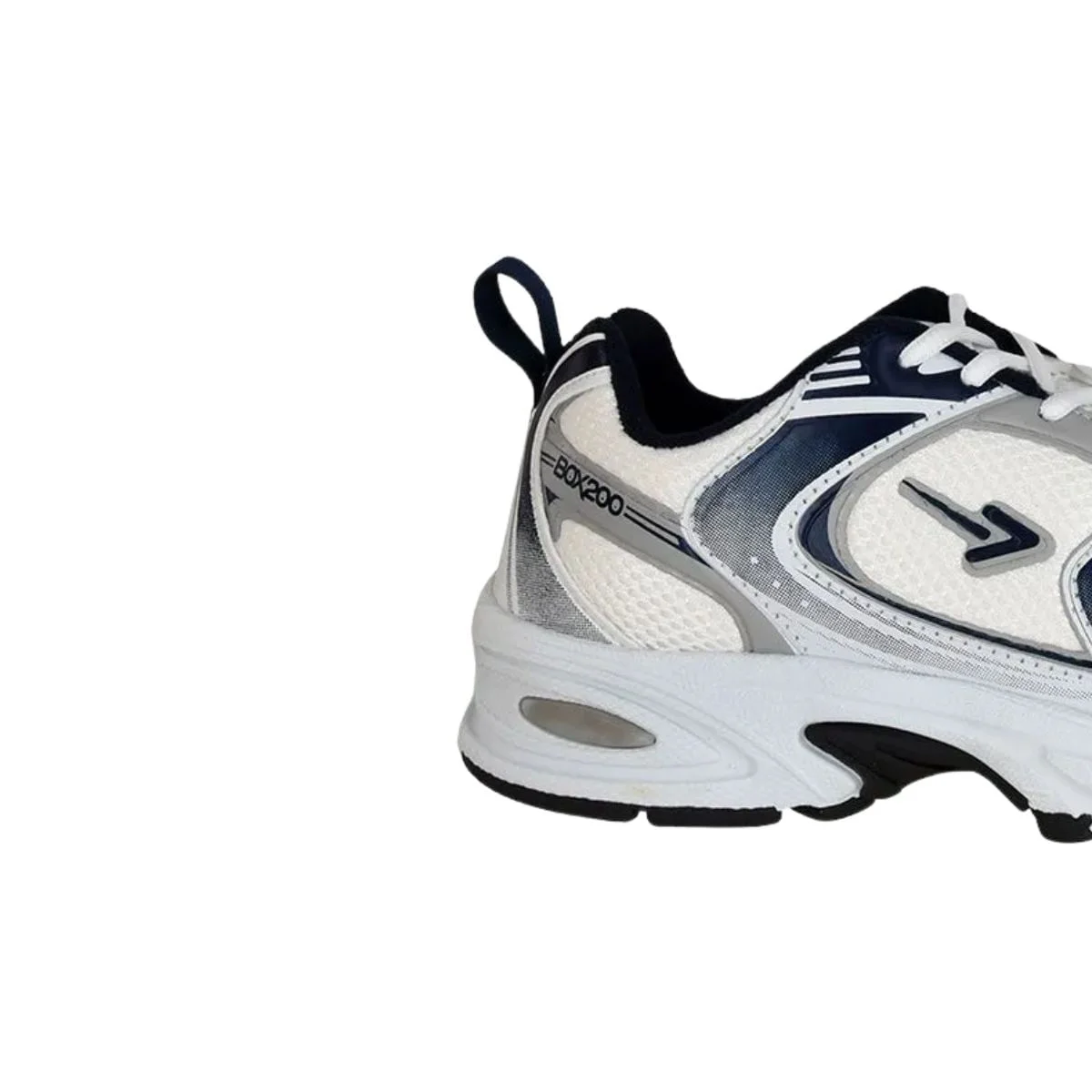 Tênis Running Infantil Box 200 Branco E Azul Branco/Cinza/Azul 7