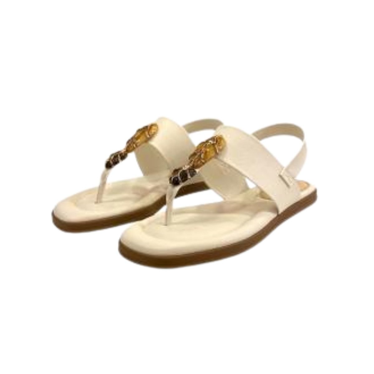 Sandália Feminina Rasteira Modare Off White Branco 7