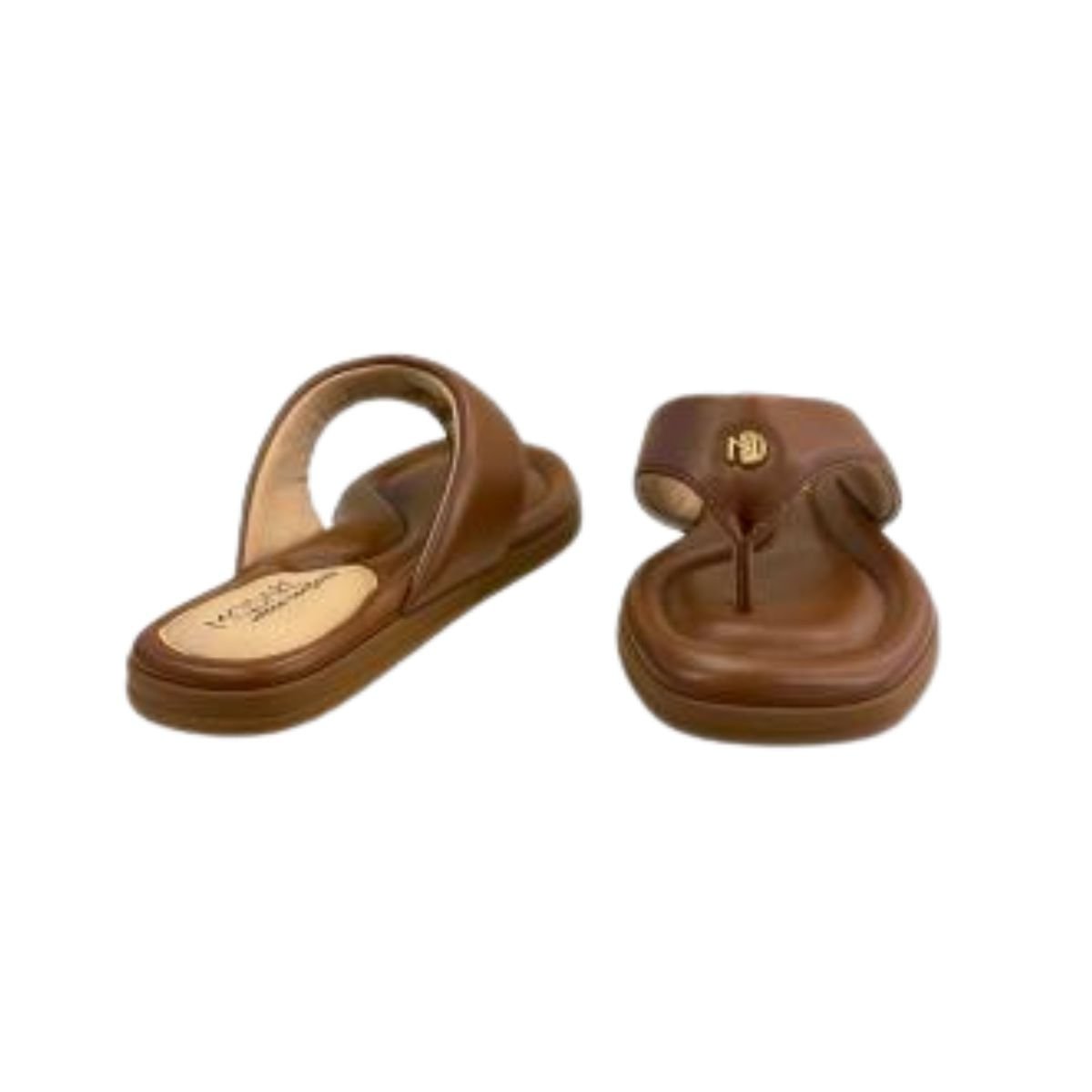 Tamanco Feminino Rasteiro Modare Floater Confort Marrom Avelã 5