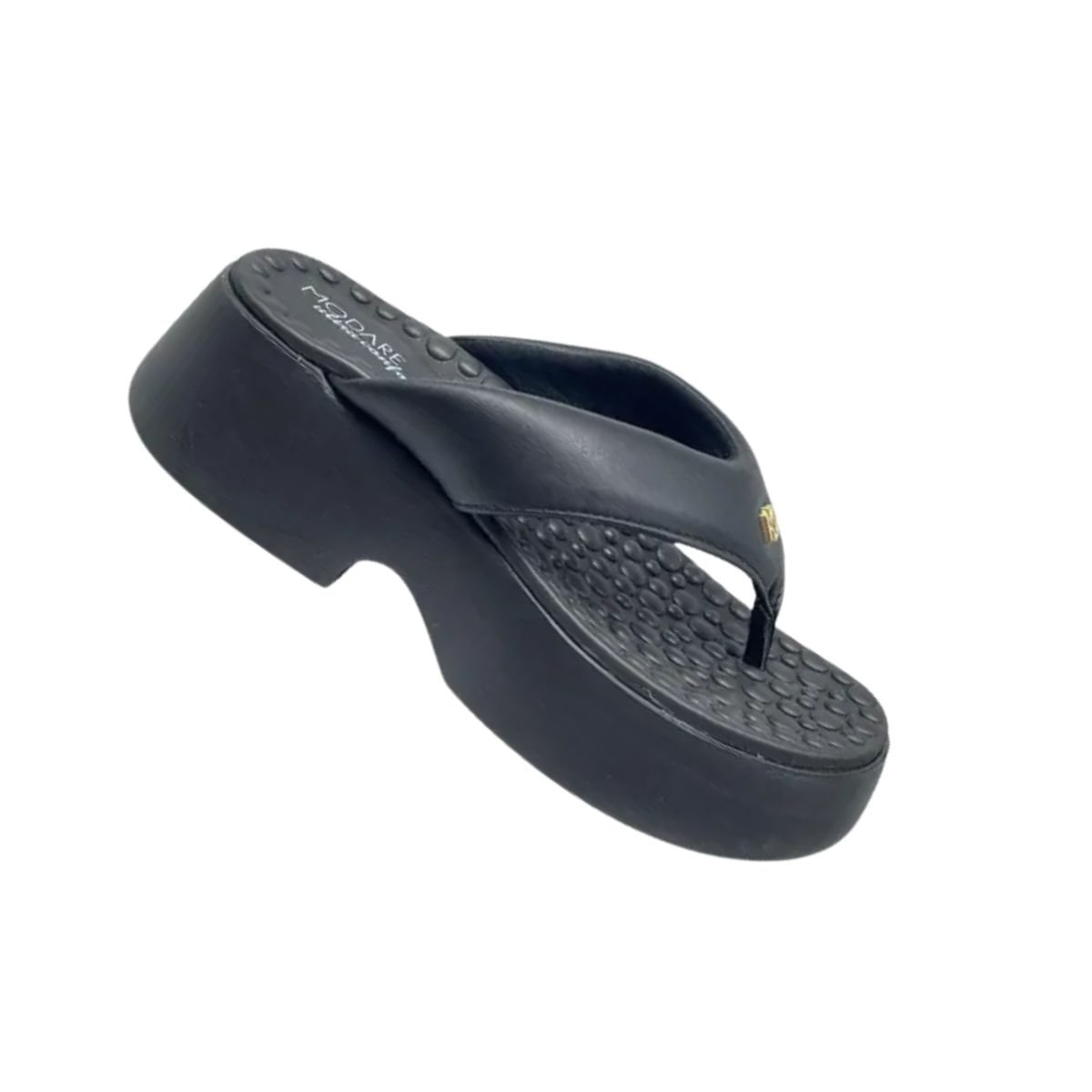 Tamanco Feminino Anabela Modare Ultraconforto Preto Preto 7