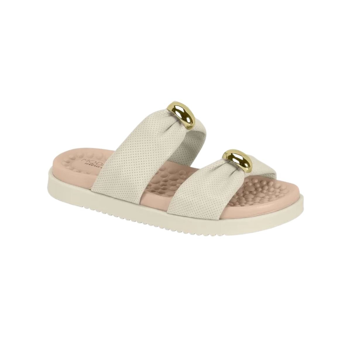 Tamanco Feminino Anabela Modare Branco Off Branco 2