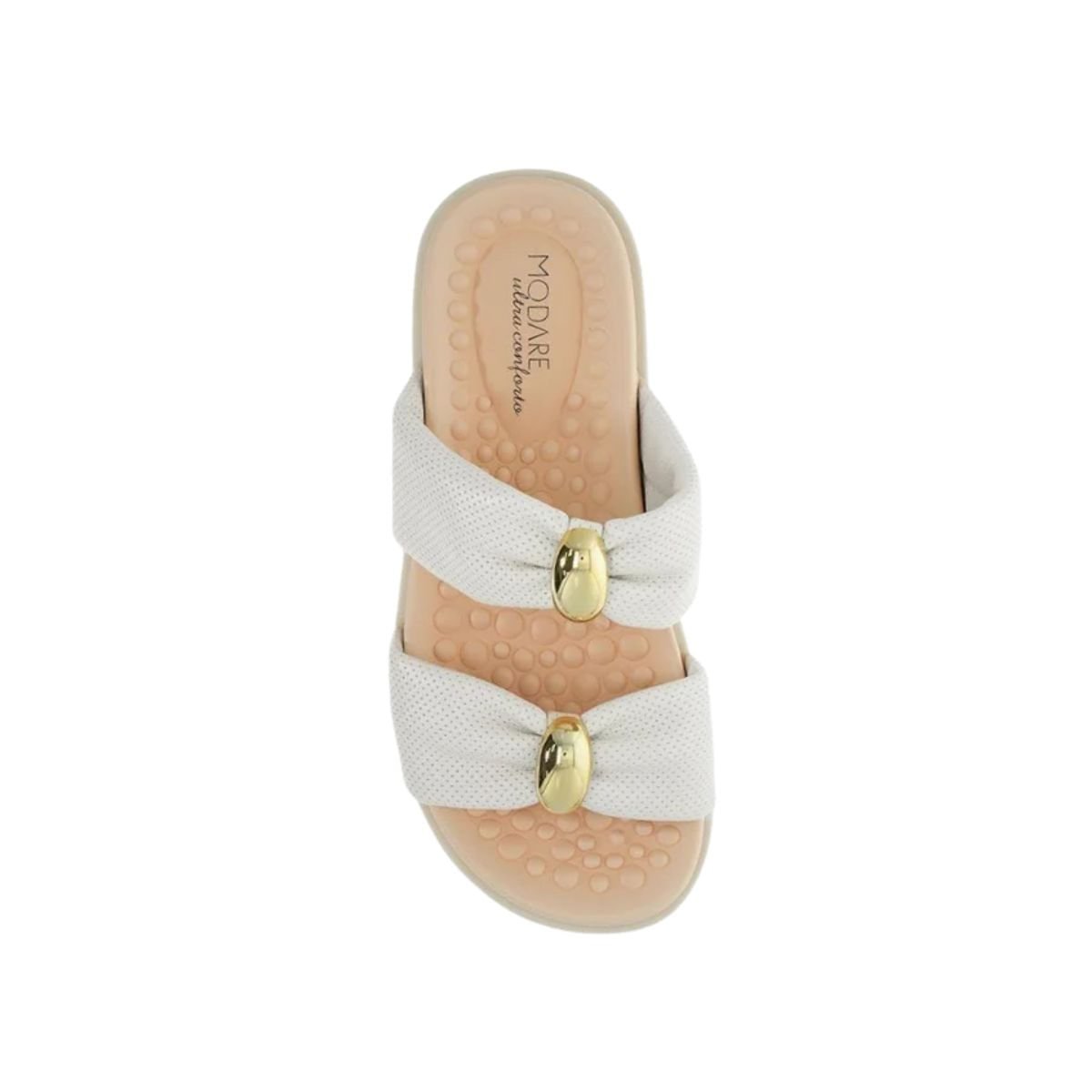 Tamanco Feminino Anabela Modare Branco Off Branco 6