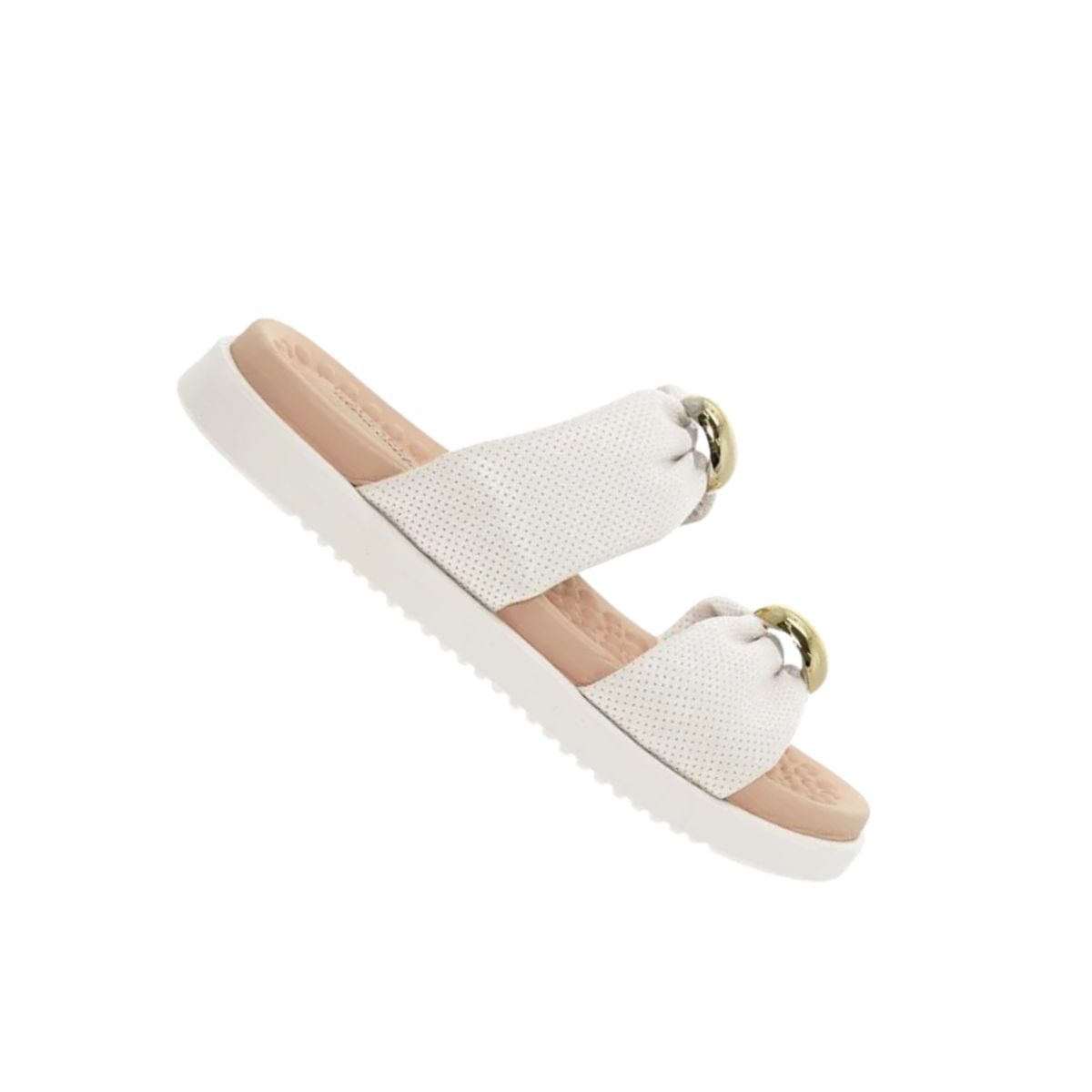 Tamanco Feminino Anabela Modare Branco Off Branco 7