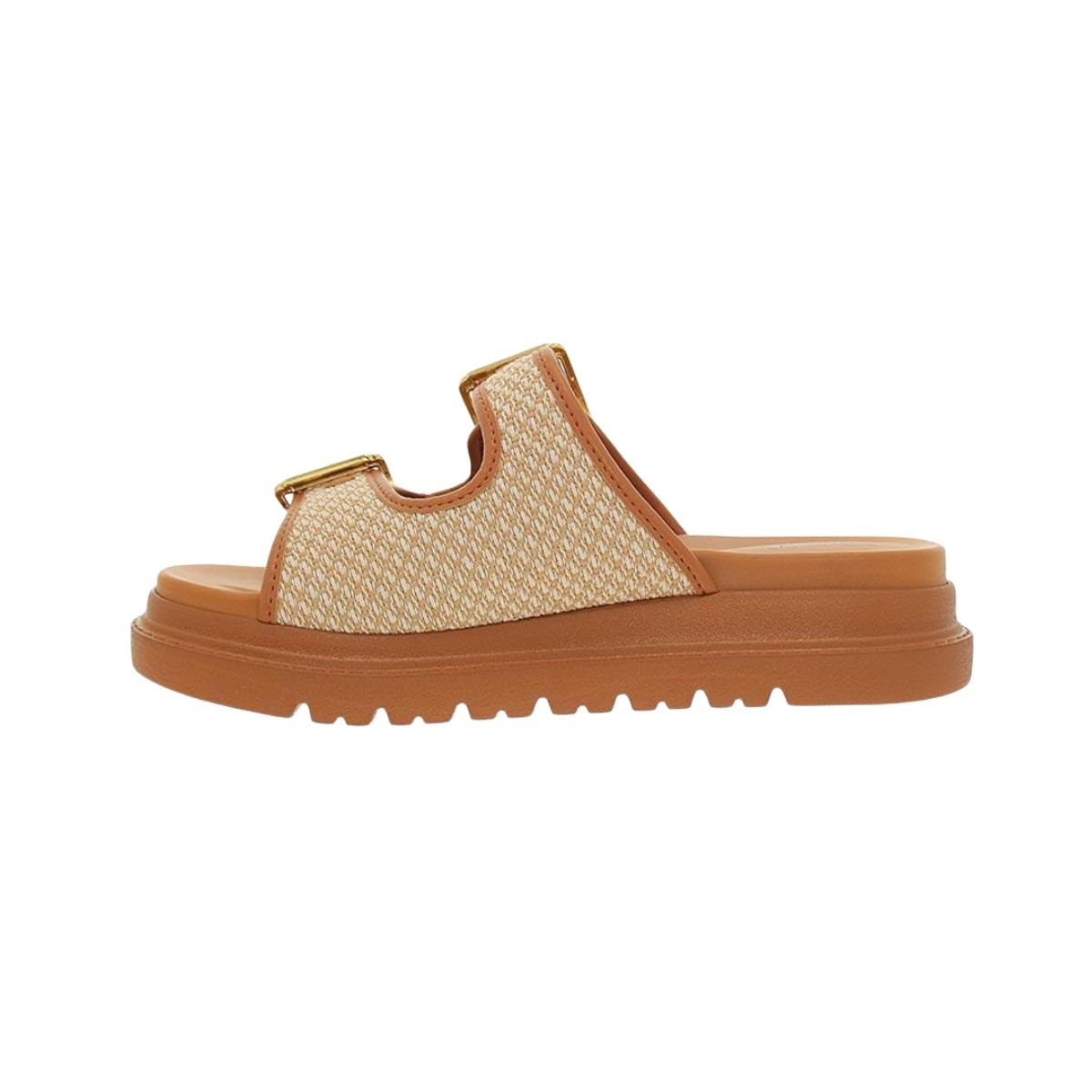 Tamanco Feminino Anabela Modare Valencia Marrom Camel 6
