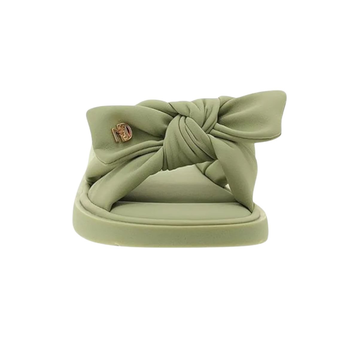 Tamanco Feminino Anabela Modare Slide Verde Verde 4