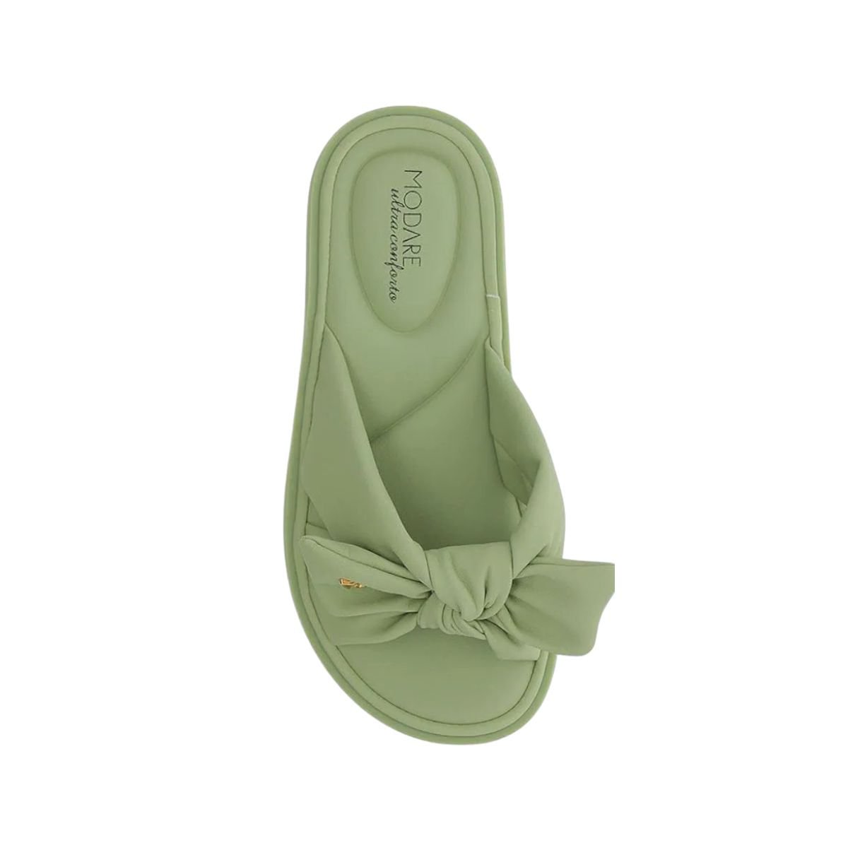Tamanco Feminino Anabela Modare Slide Verde Verde 6