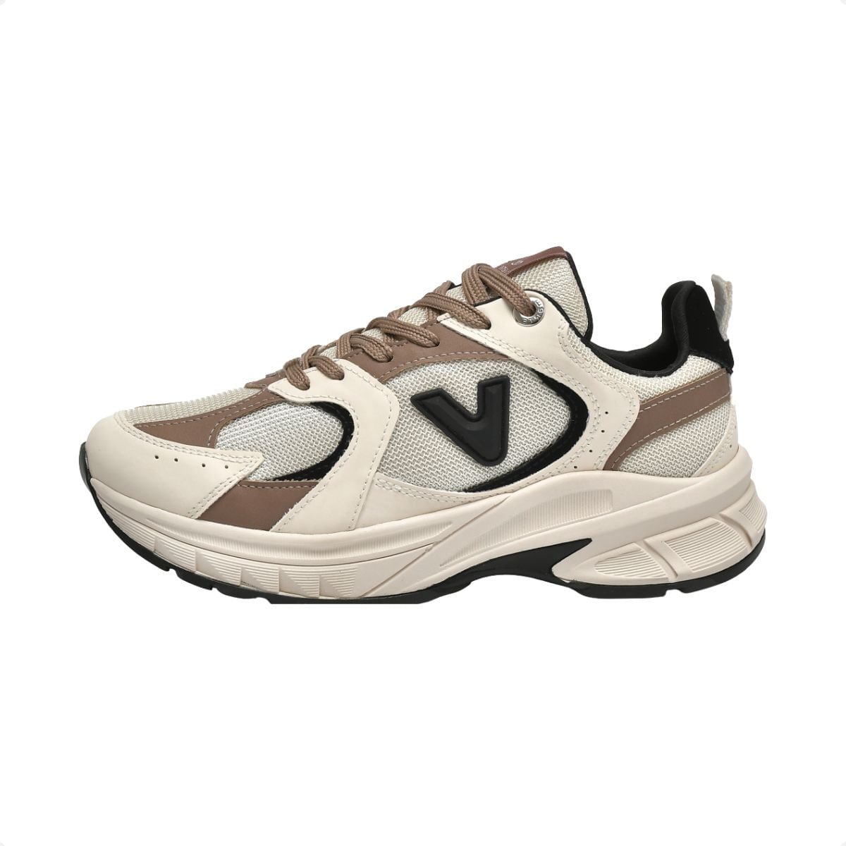 Tênis Moda Feminino Chunky Via Marte Bege E Marrom Bege/Marrom 5