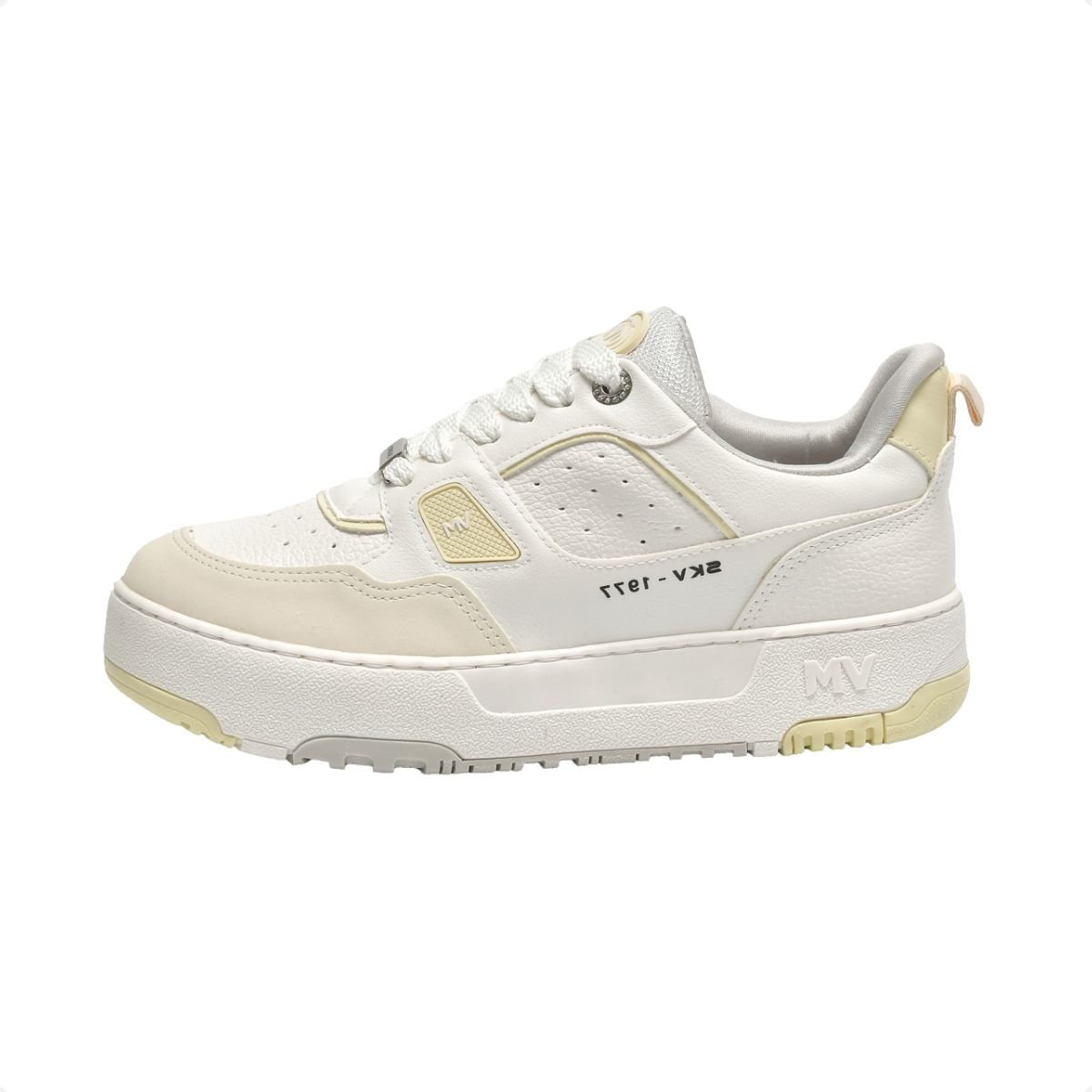 Tênis Moda Casual Plataforma Feminino  Via Marte Branco 5