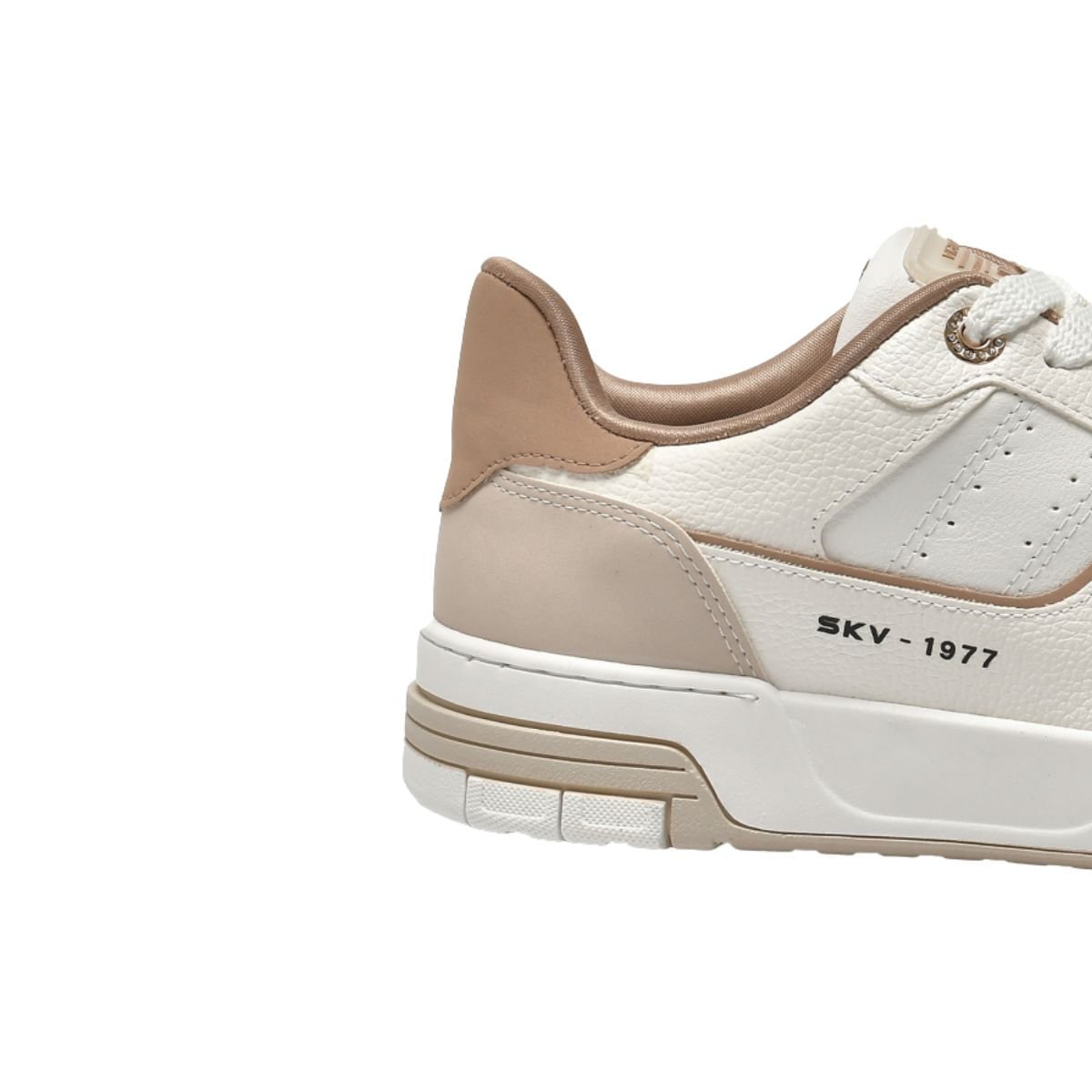 Tênis Street Casual Moda Feminino Via Marte Bege/Milk/Branco/Creme 6