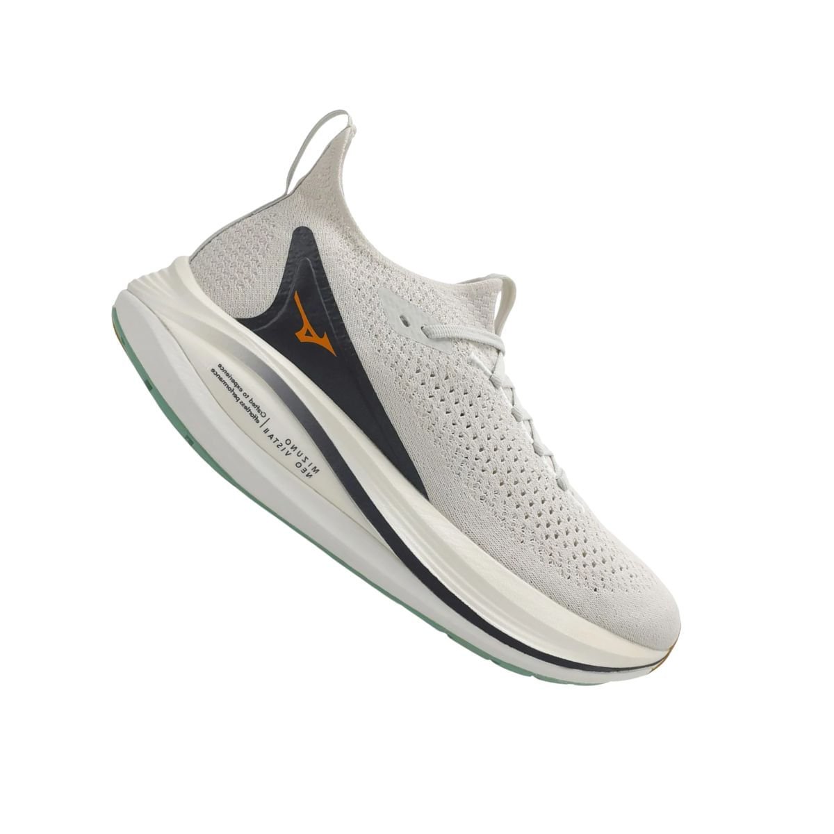 Tênis Running Masculino Mizuno Neo Vista 2 Branco Cinza 7