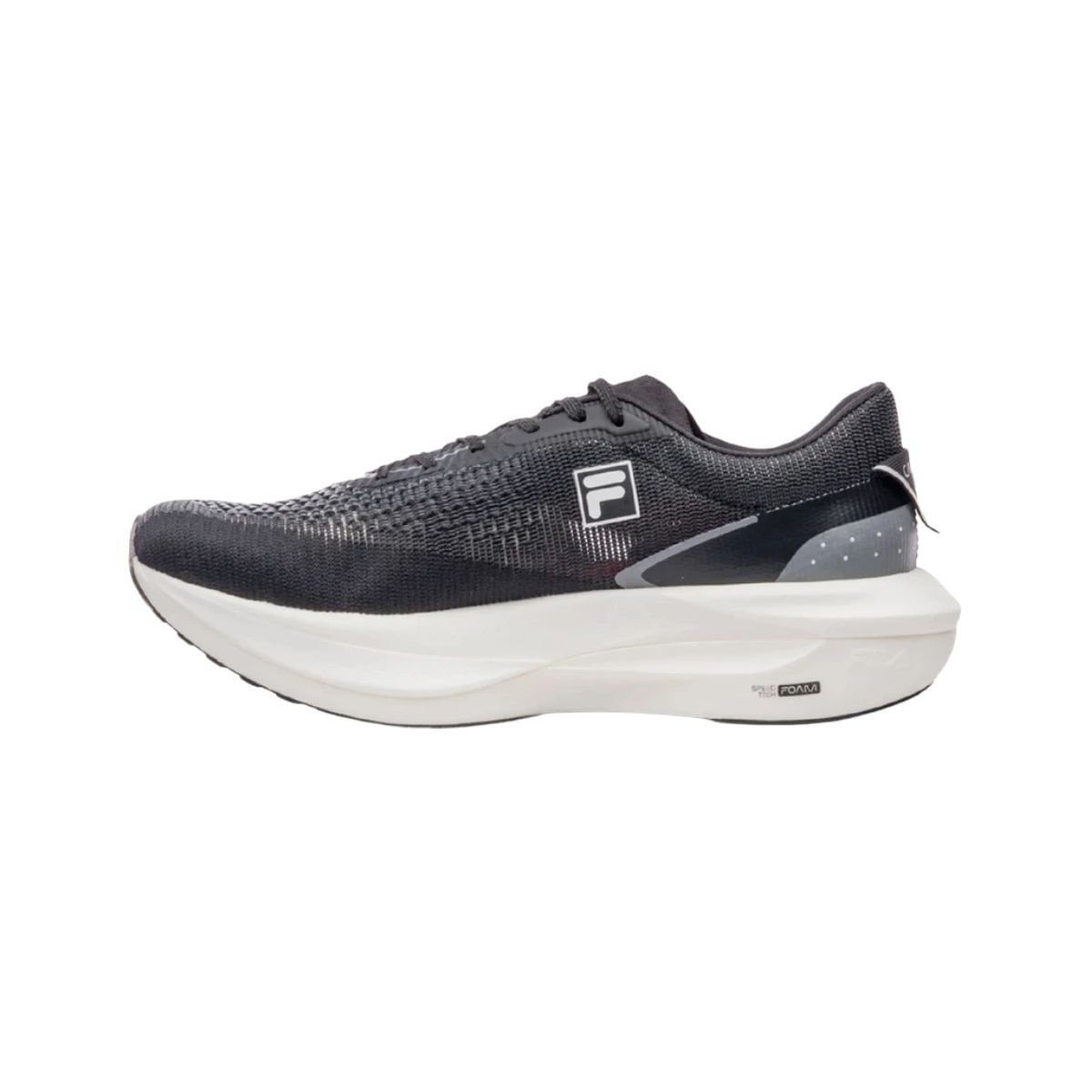 Tênis Running Feminino Fila Carbon 3 Preto E Cinza Preto 3