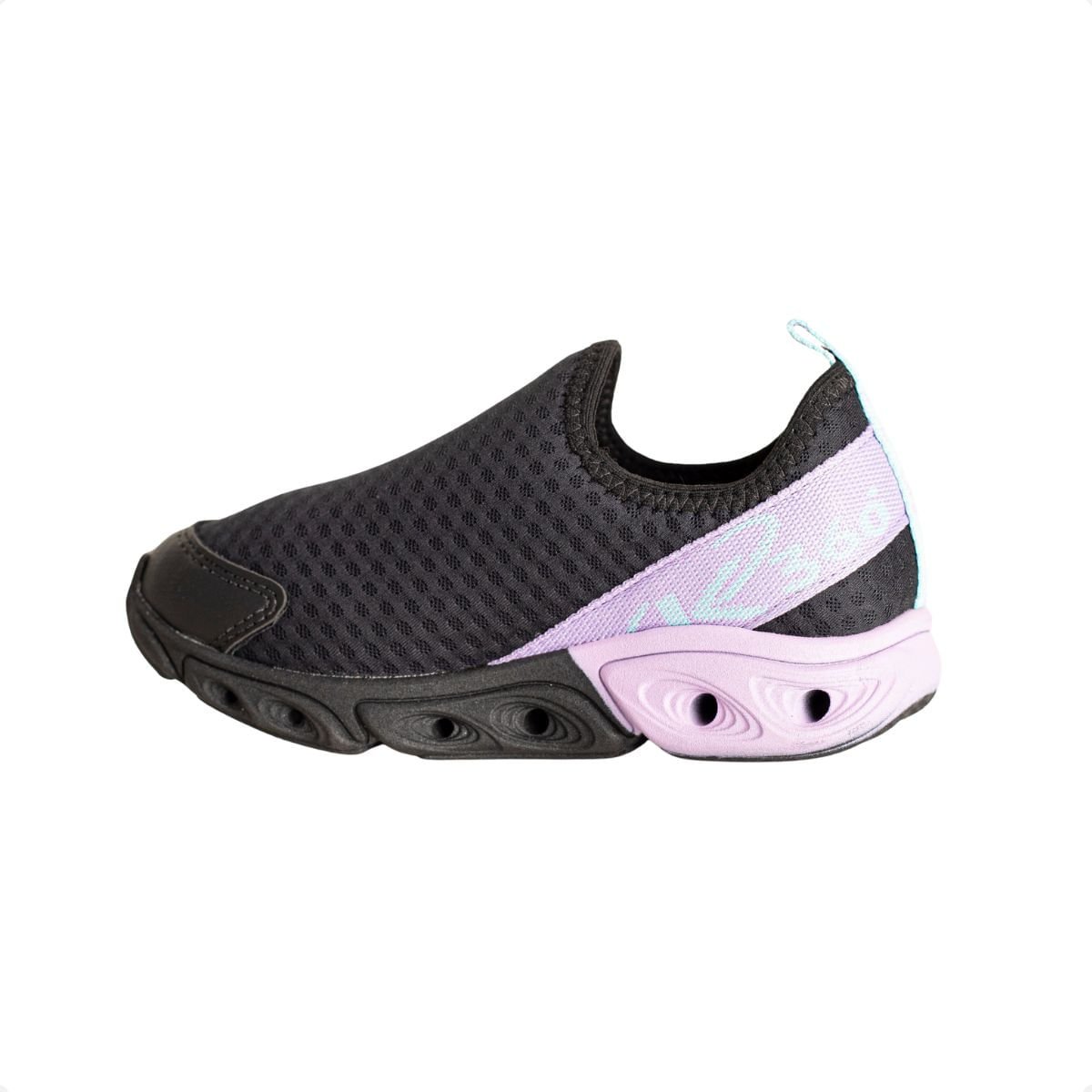 Tênis Infantil Slip On Kidy Preto/Lilás 5