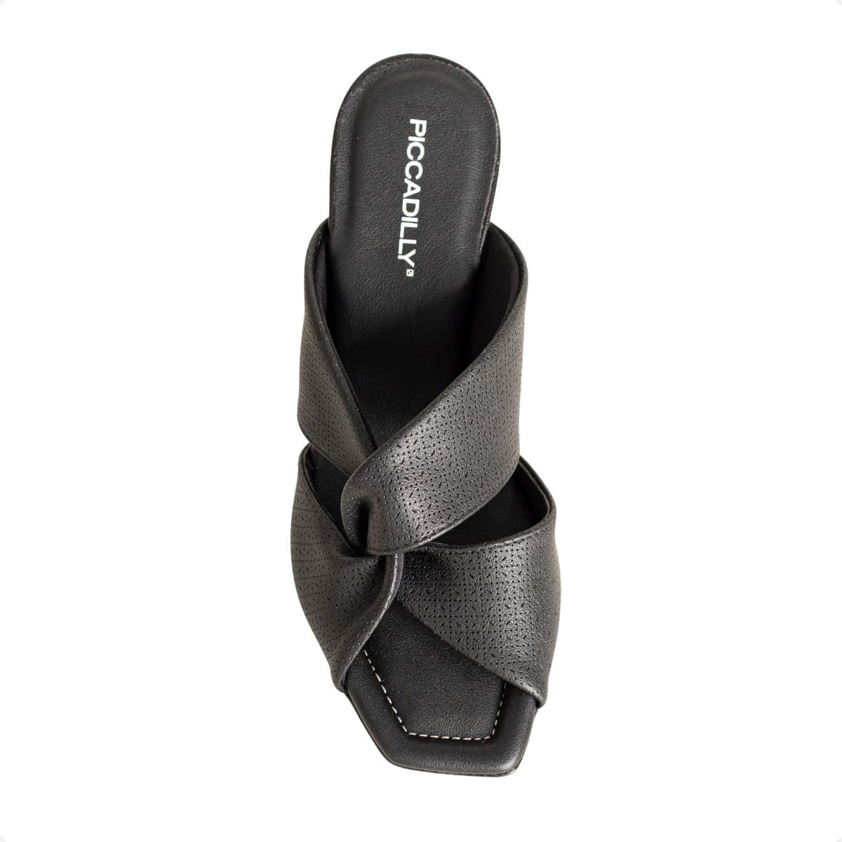 Tamanco Flavia Salto Alto Preto Preto 6