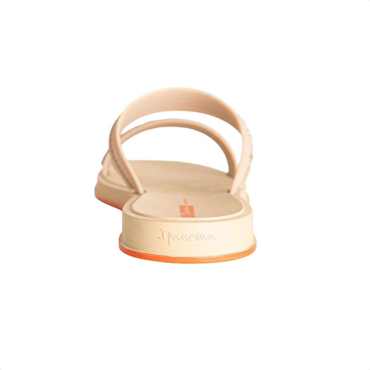 Chinelo Fem Gaspea/Slide Ipanema Glow Slide Bege/Dourado/Laranja 4