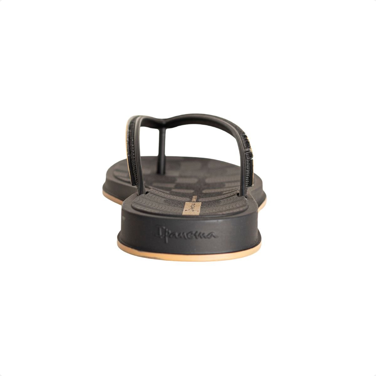 Chinelo Feminino Dedo Ipanema Glow Preto/Dourado 4
