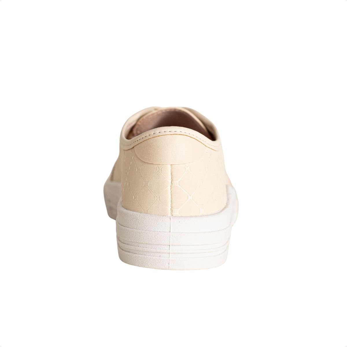 Tenis Moda Feminino Moleca Nobuck Creme 4