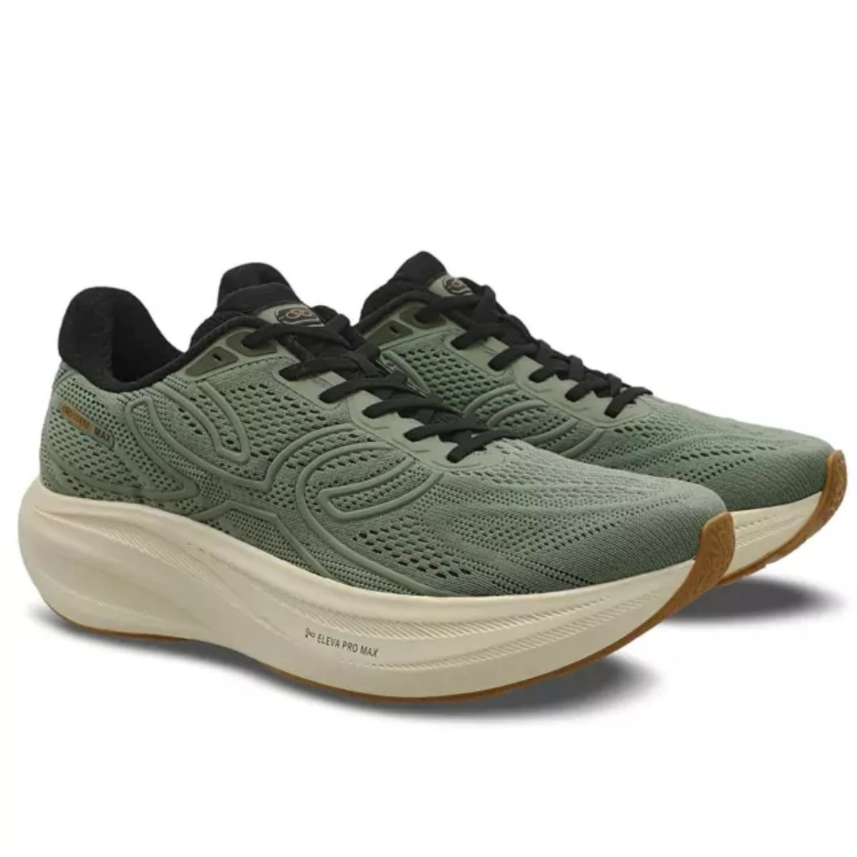 Tênis Corrida Masculino Olympikus Corre Max Verde Militar Verde 2