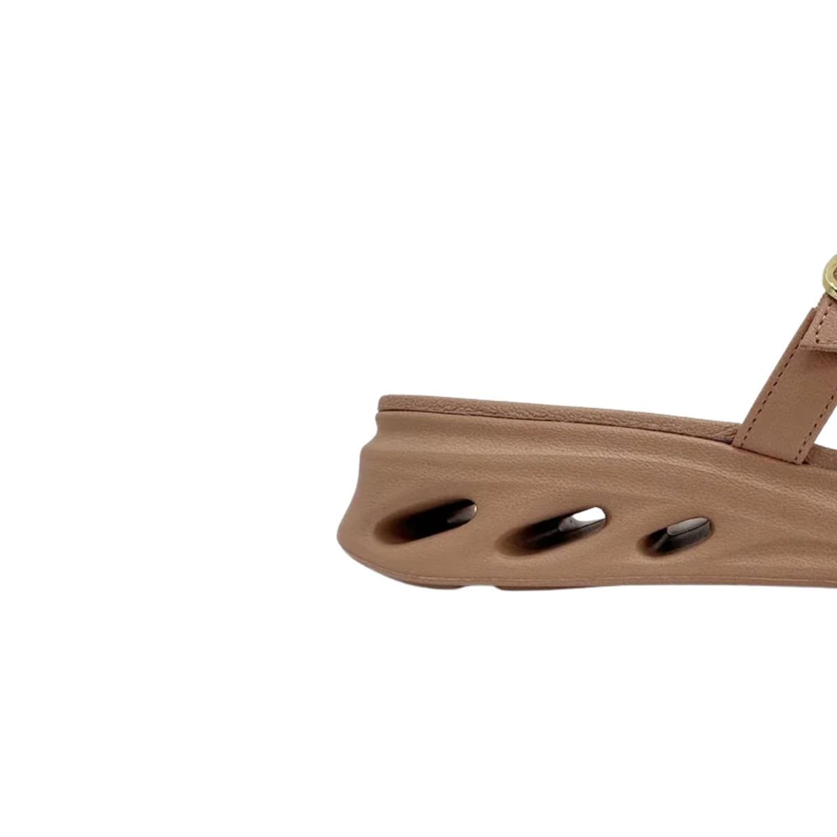 Tamanco Feminino Anabela Modare Nude Marrom 7