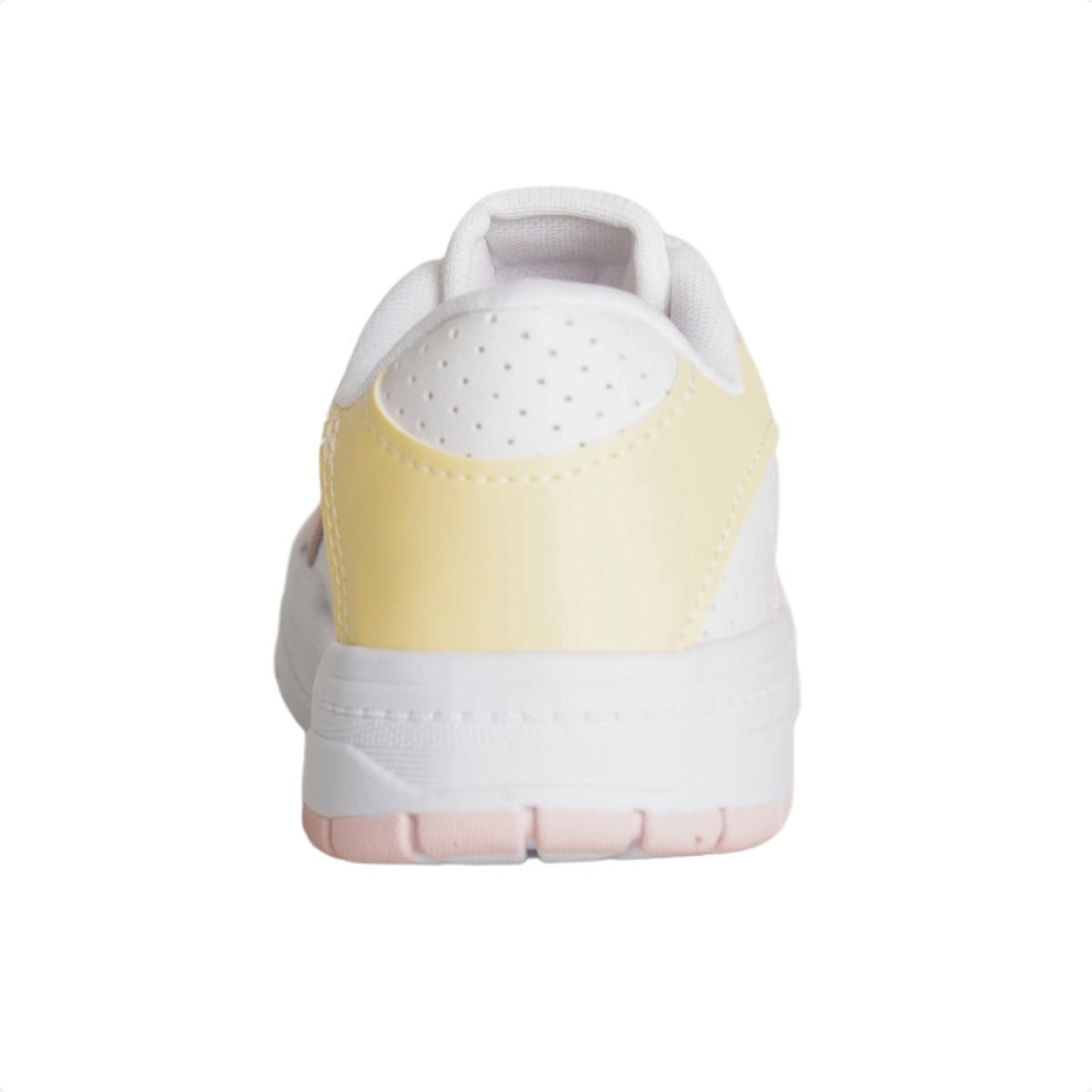 Tênis Casual Infantil Kidy K360 Branco Branco/Amarelo/Rosa 4