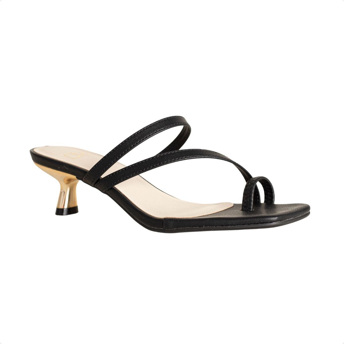 Tamanco Dm Preta Minimal Preto 2