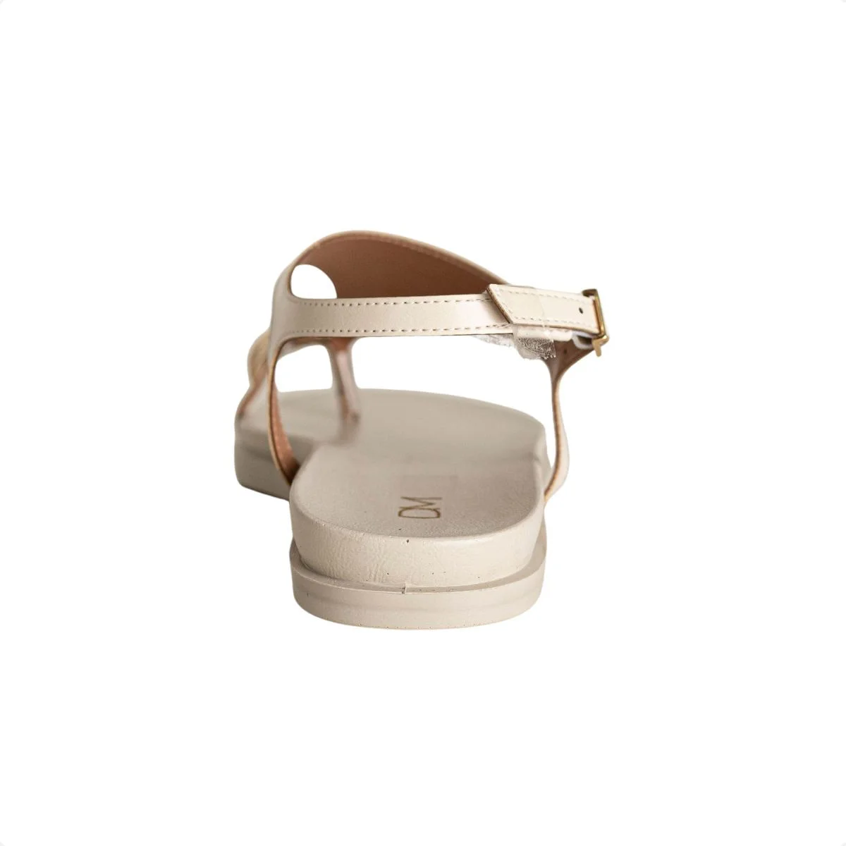 Sandália Rasteira Dm Veraneio Off White Branco 4