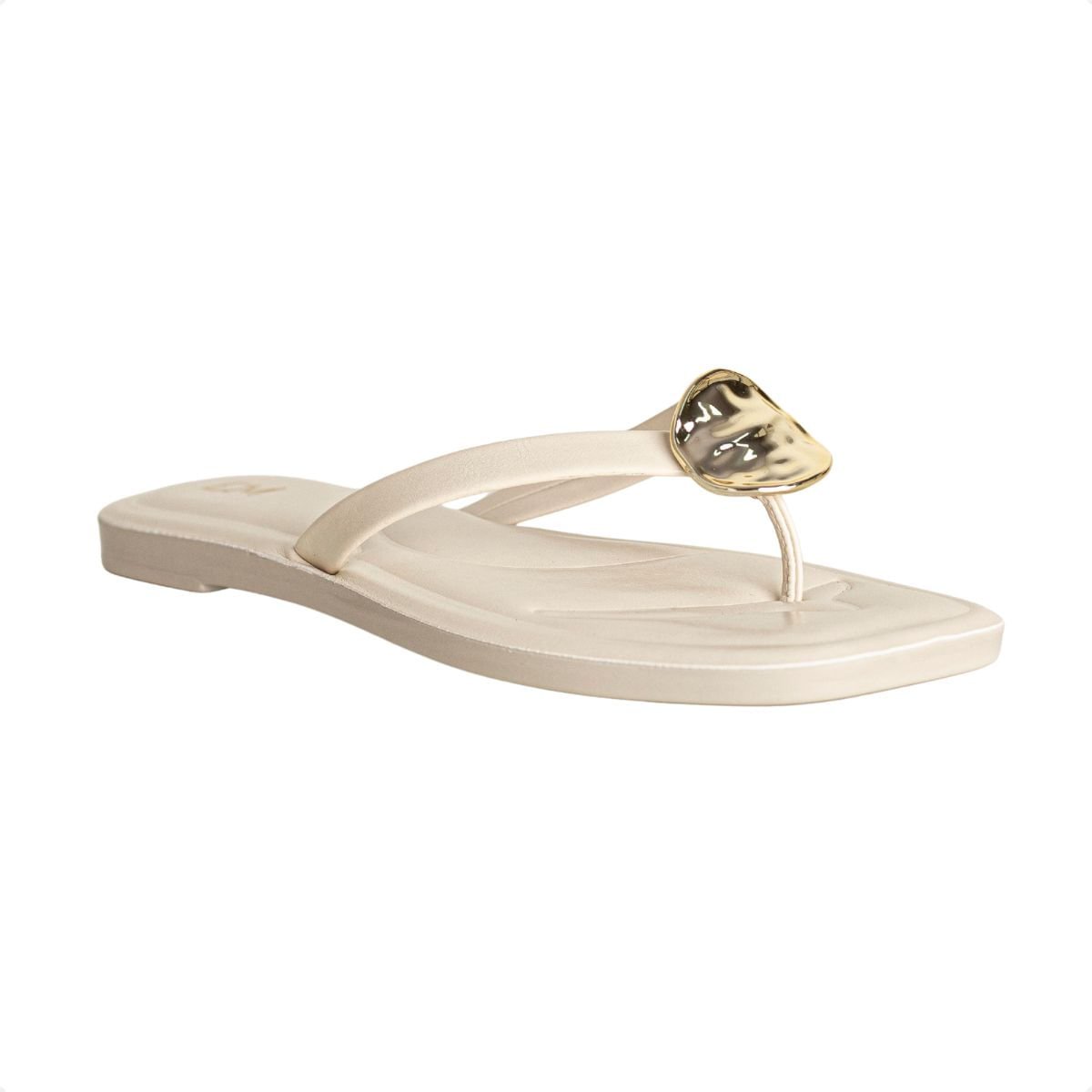 Rasteira Dm La Vie Off White Bege 2