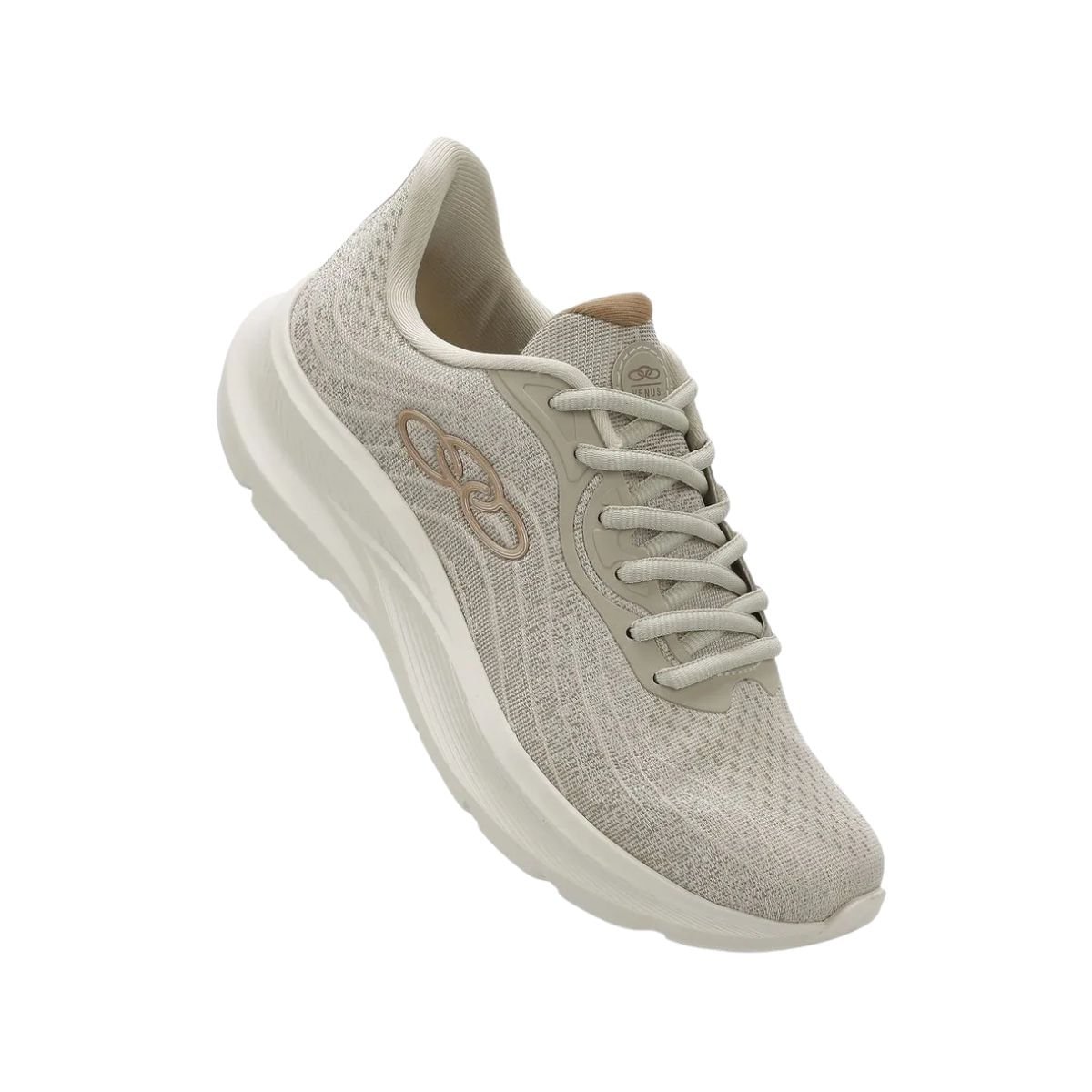 Tênis Running Feminino Olympikus Venus 3 Marfim Areia/Branco Off 2