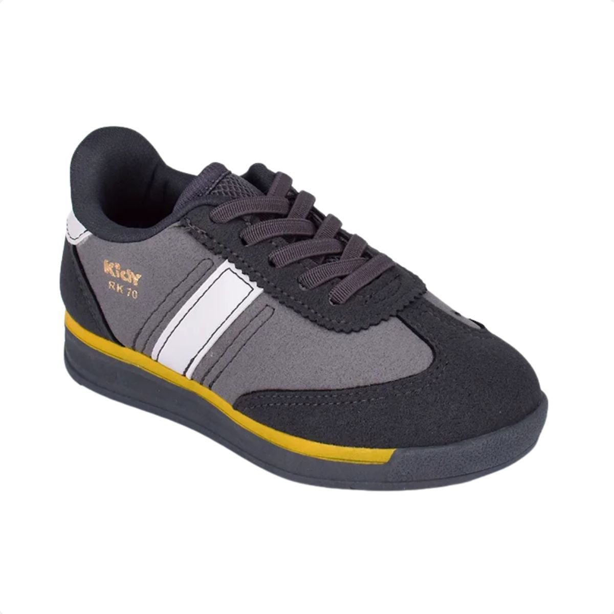 Tênis Infantil Casual Kidy Rk 70 Preto Grafite 2