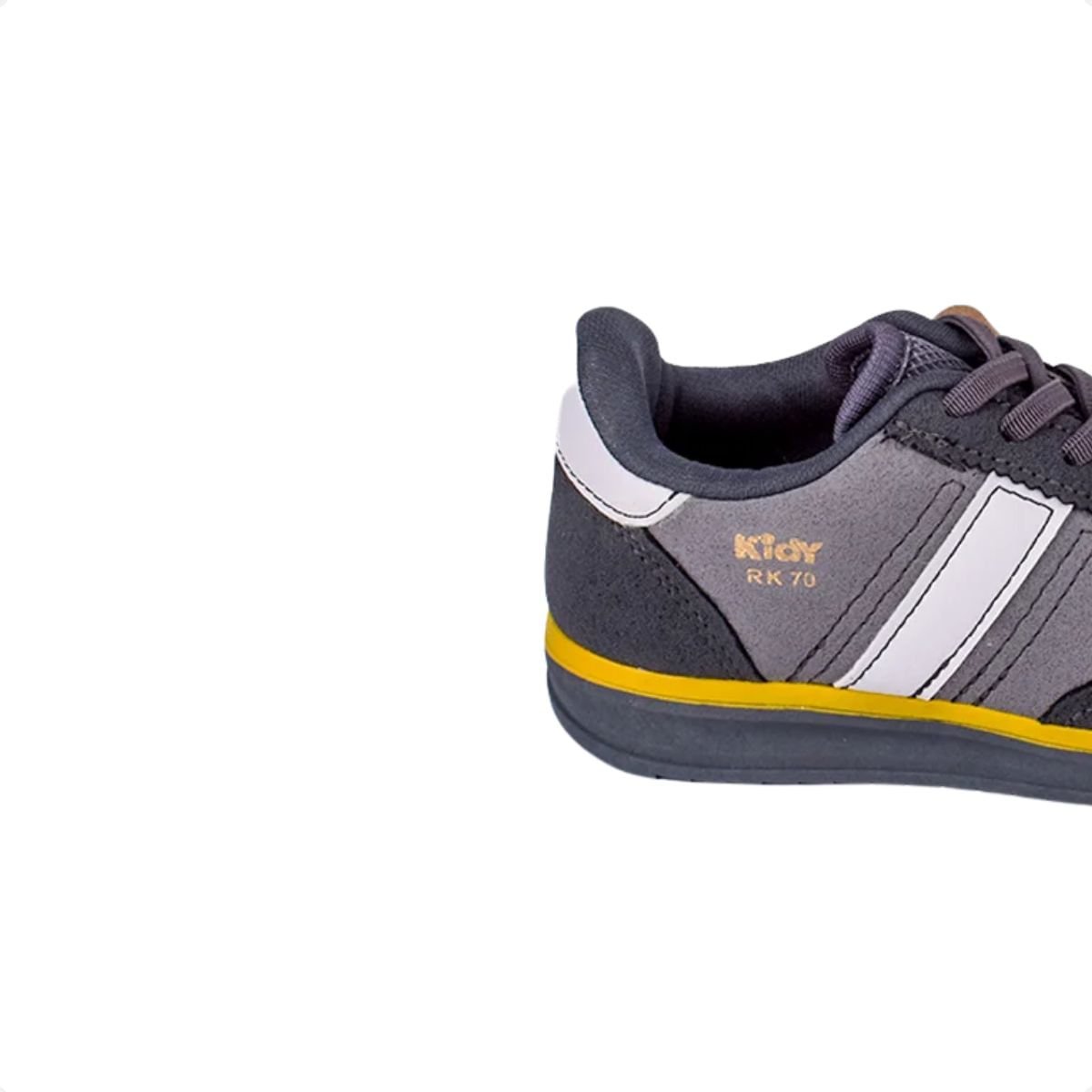 Tênis Infantil Casual Kidy Rk 70 Preto Grafite 5