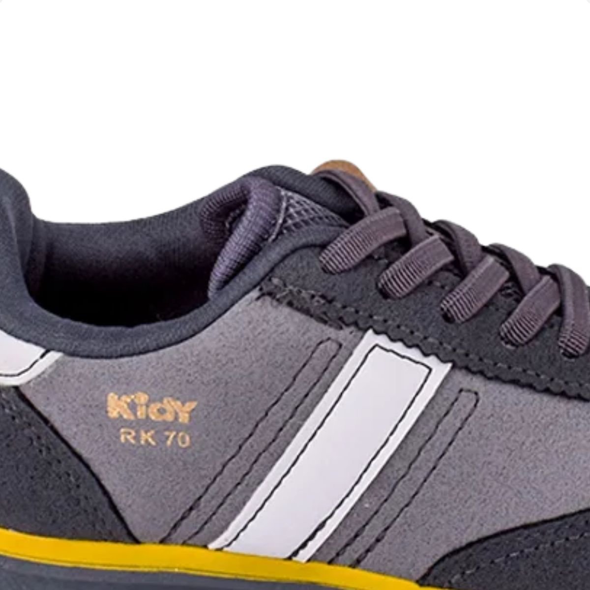 Tênis Infantil Casual Kidy Rk 70 Preto Grafite 6