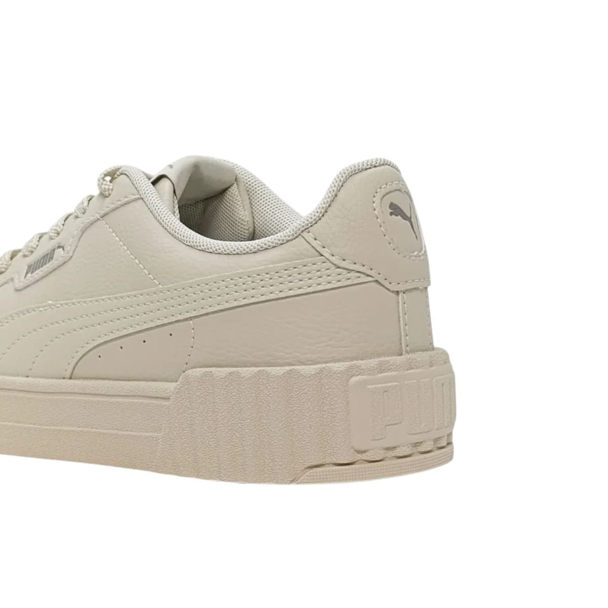 Tênis Casual Feminino Casual Puma Carina 3.0 Bdp Bege Branco 4