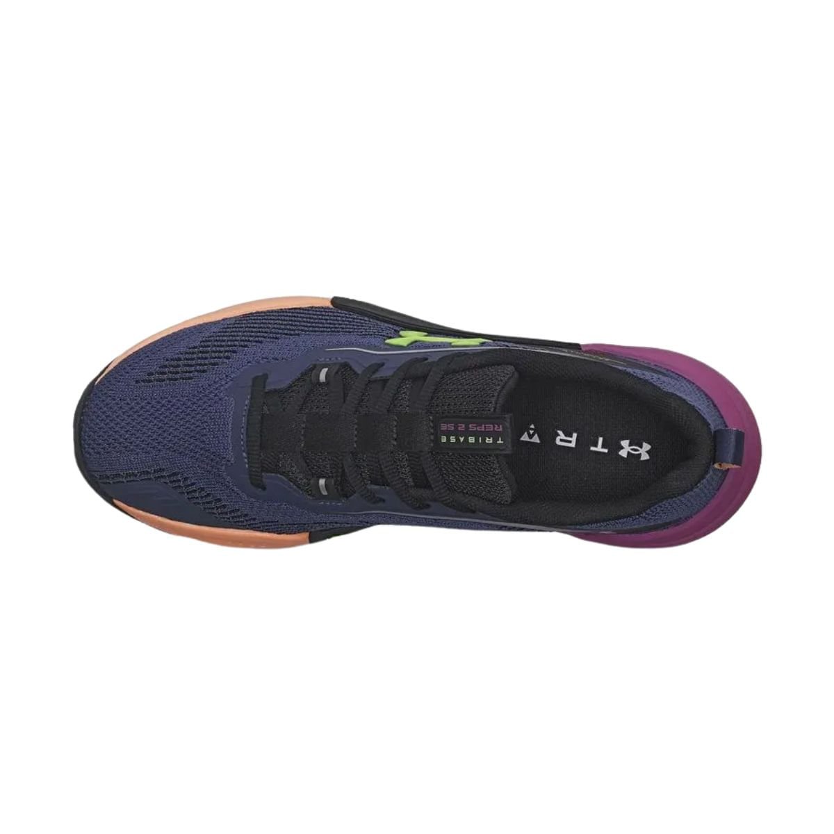 Tênis Crossfit Feminino Under Armour Tribase Reps 2 Se Azul Azul/Roxo/Laranja 3