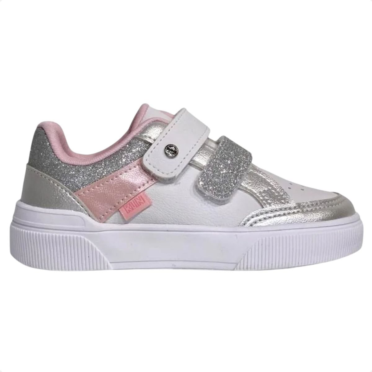 Tênis Casual Infantil Menina Brilho Klin