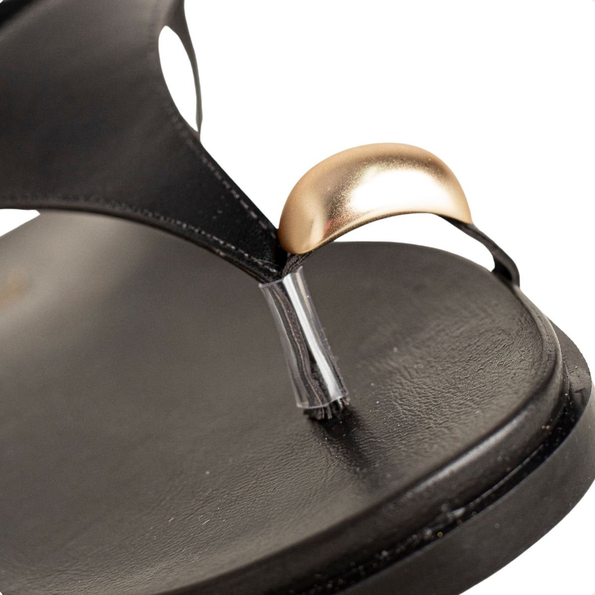 Sandália Rasteira Dm Veraneio Preta Preto 3