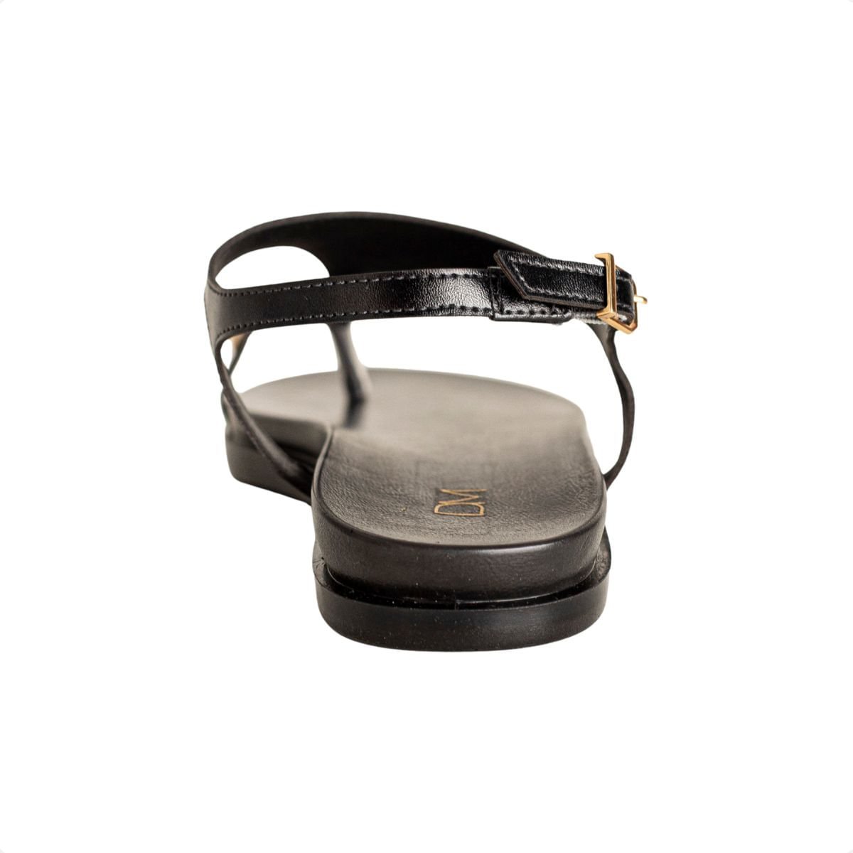 Sandália Rasteira Dm Veraneio Preta Preto 4